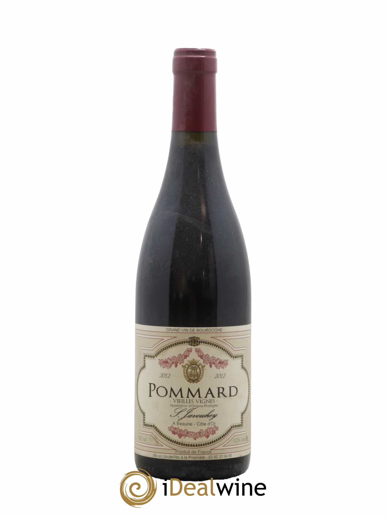 Pommard Vieilles Vignes Domaine Javouhey 2012 - Lot de 1 bouteille - 0