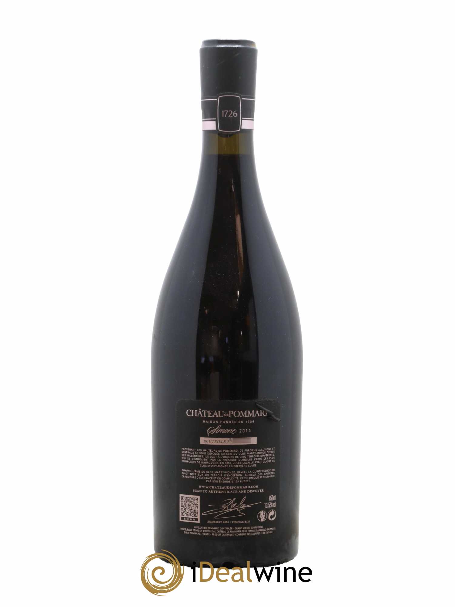 Pommard Cuvée Simone Château de Pommard 2014 - Lot de 1 bouteille - 1