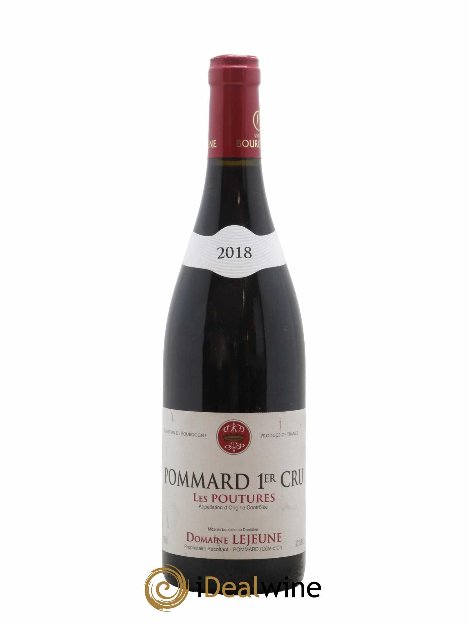 Pommard 1er Cru Les Poutures Domaine Lejeune 2018 - Lot de 1 bouteille - 0