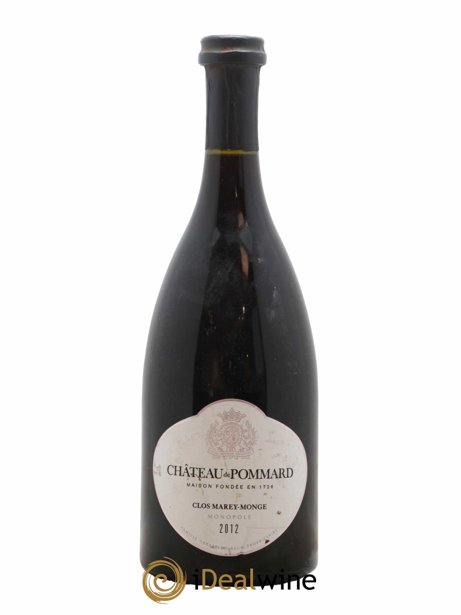 Pommard Château de Pommard Clos Marey Monge Monopole 2012 - Lot de 1 bouteille - 0
