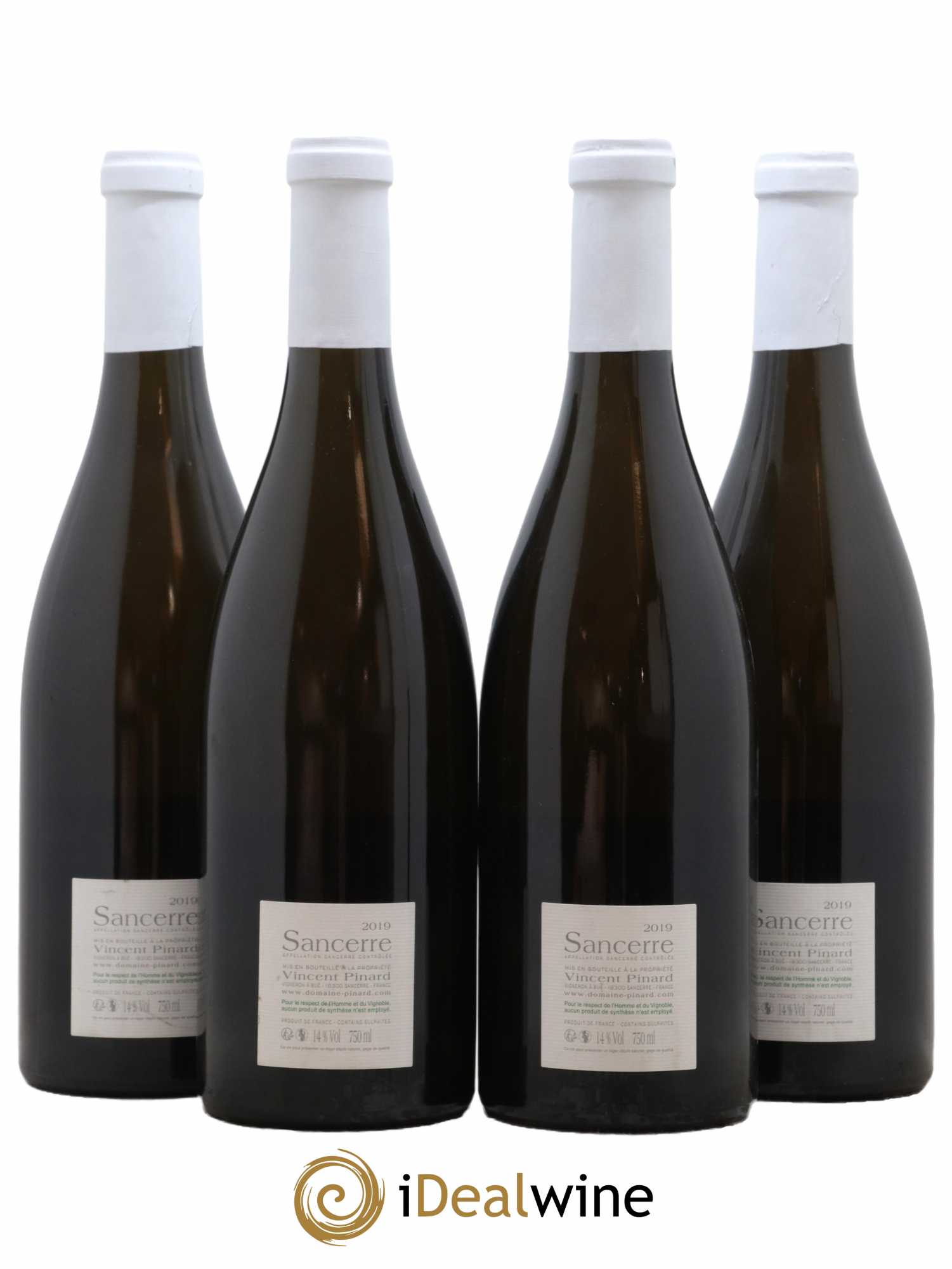 Sancerre Grand Chemarin Vincent Pinard 2019 - Lot de 4 bouteilles - 1