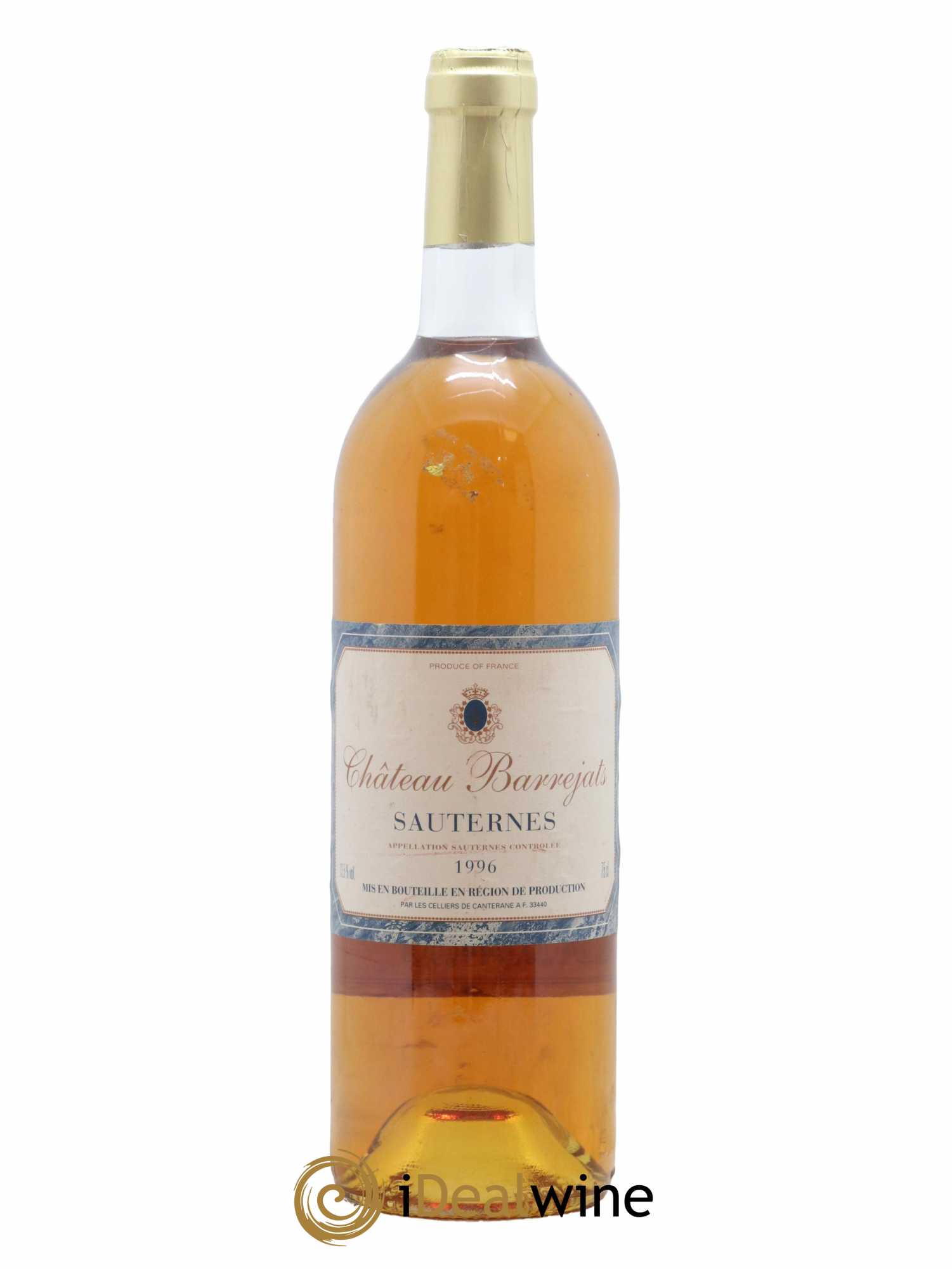 Sauternes Château Barréjats 1996 - Lotto di 1 bottiglia - 0