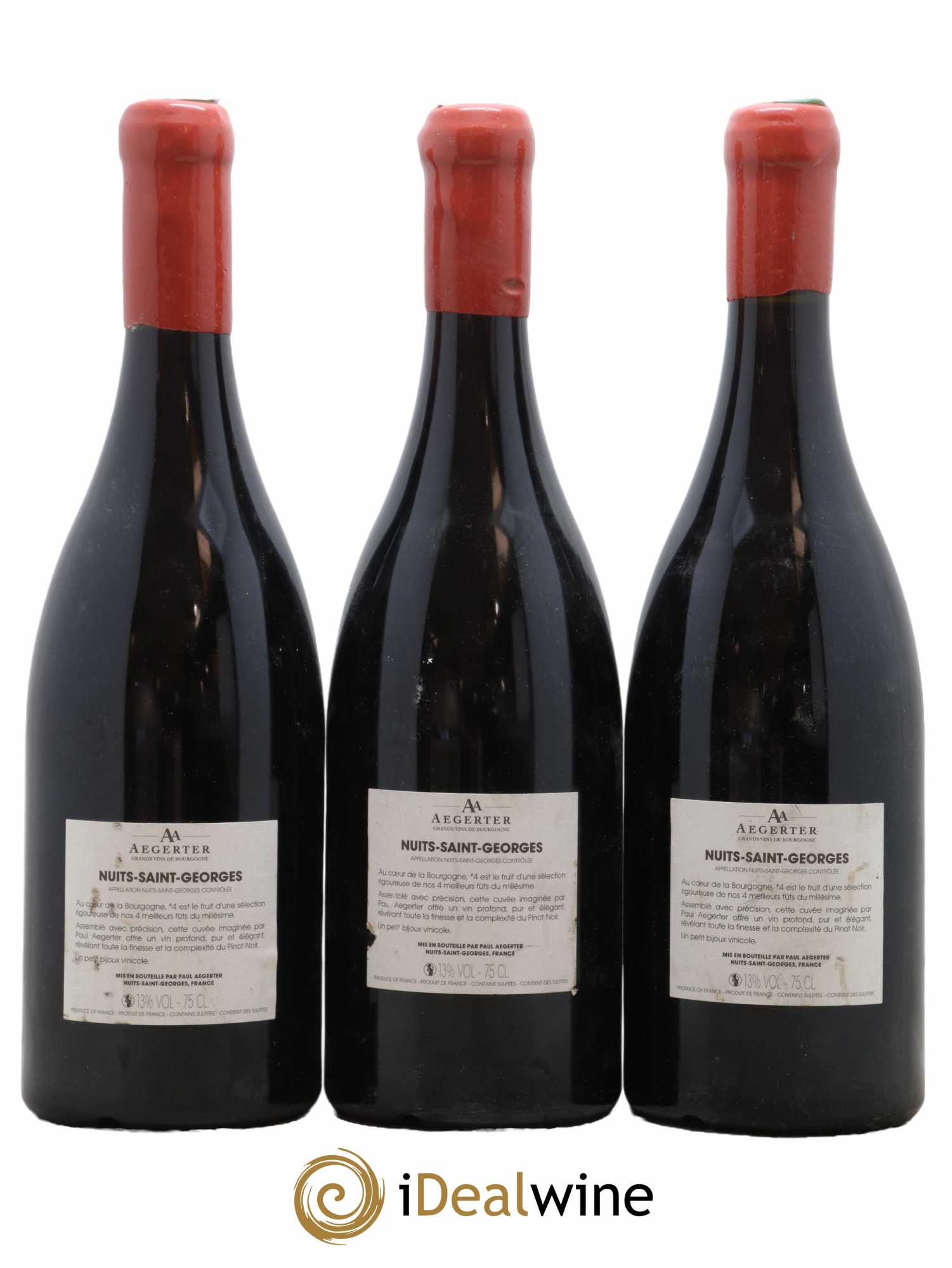 Nuits-Saint-Georges #4 Domaine Aegerter 2018 - Lot de 3 bouteilles - 1