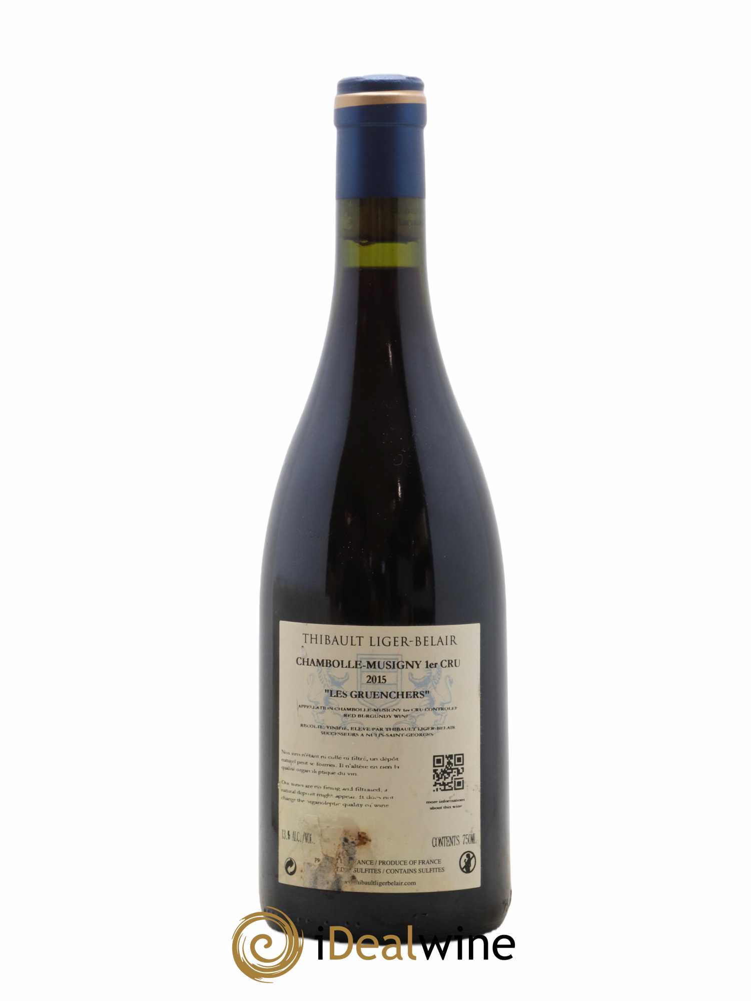 Chambolle-Musigny 1er Cru Les Gruenchers Thibault Liger-Belair Successeurs 2015 - Lot of 1 bottle - 1