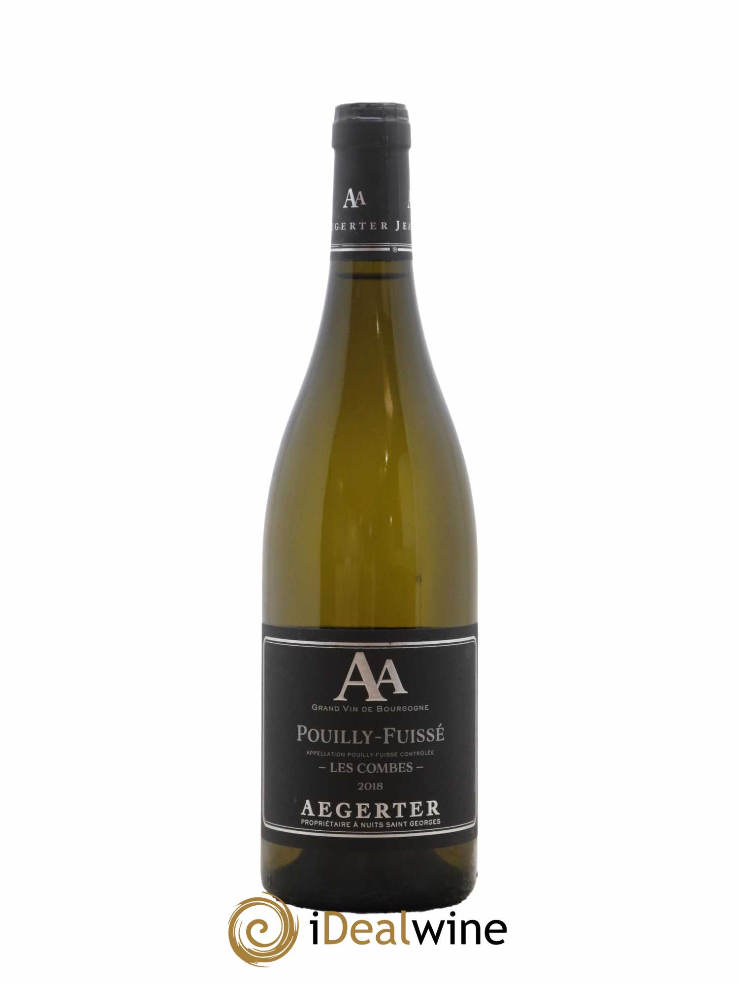 Pouilly-Fuissé Les Combes Domaine Aegerter 2018 - Lot de 1 bouteille - 0