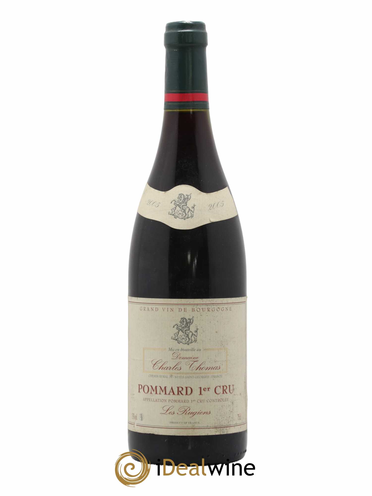 Pommard 1er Cru Les Rugiens Charles Thomas 2005 - Lot de 1 bouteille - 0