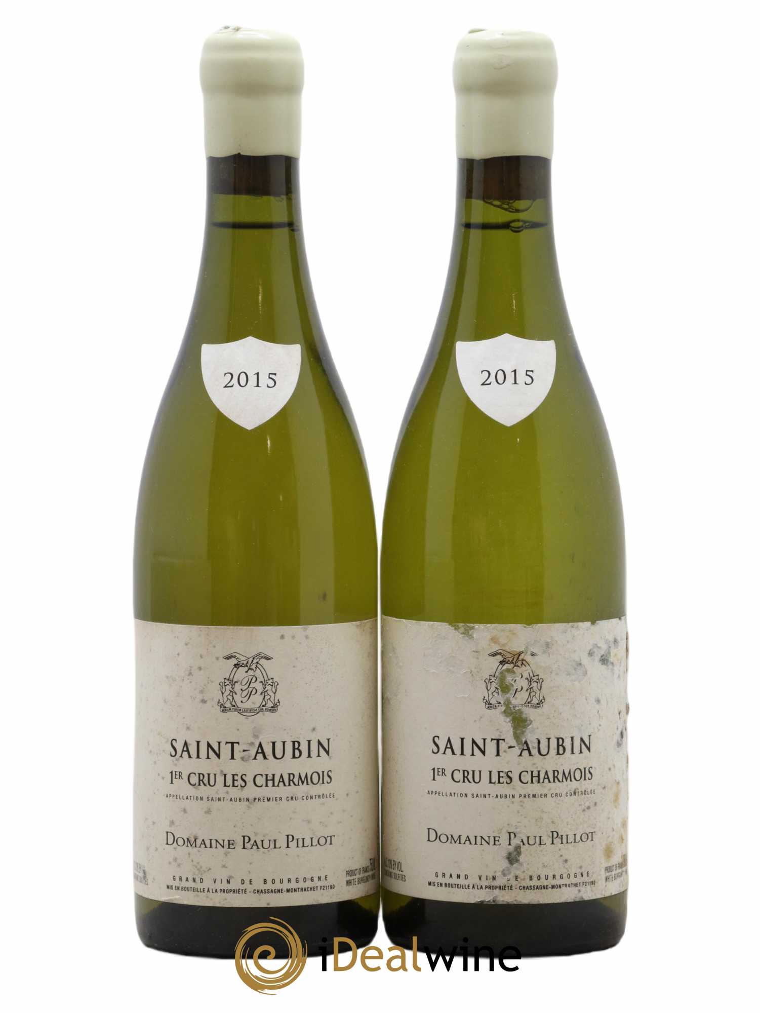 Saint-Aubin 1er Cru Les Charmois Paul Pillot (Domaine) 2015 - Lot of 2 bottles - 0
