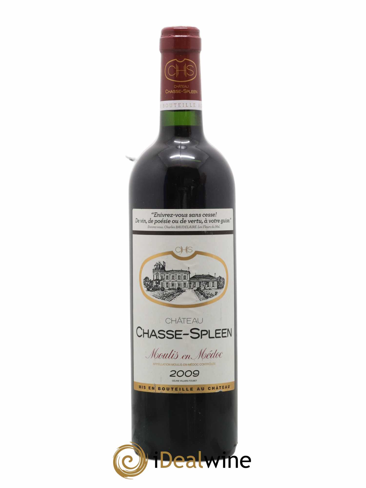 Château Chasse Spleen 2009 - Lot de 1 bouteille - 0