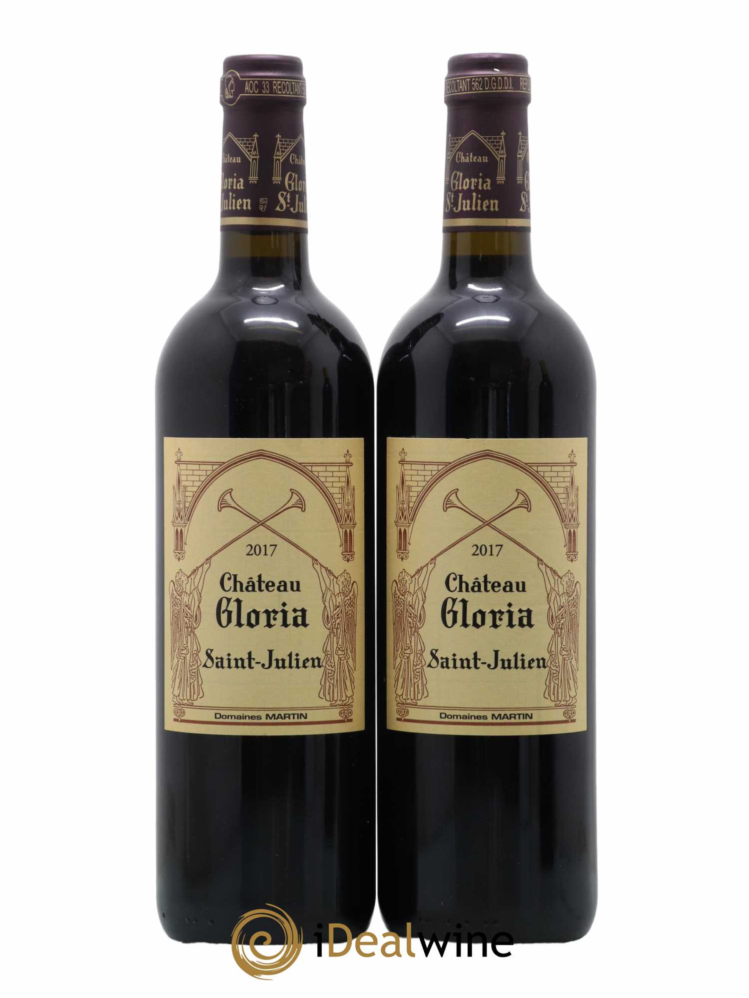 Château Gloria 2017 - Lot de 2 bouteilles - 0