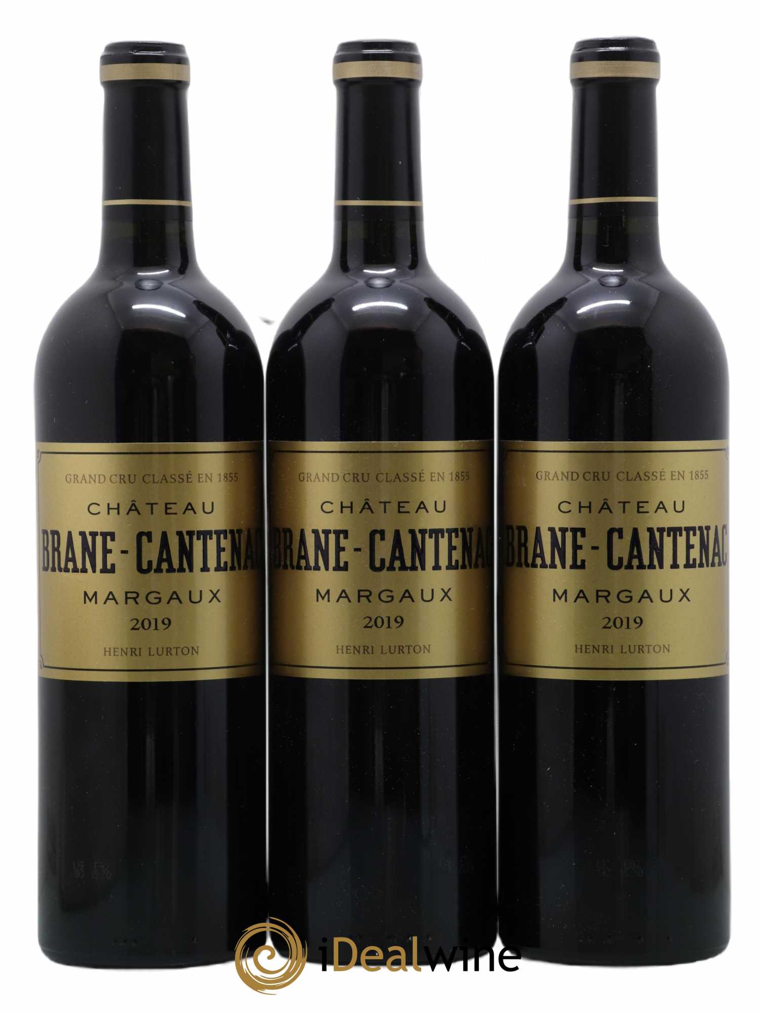Château Brane Cantenac 2ème Grand Cru Classé 2019 - Lot de 3 bouteilles - 0