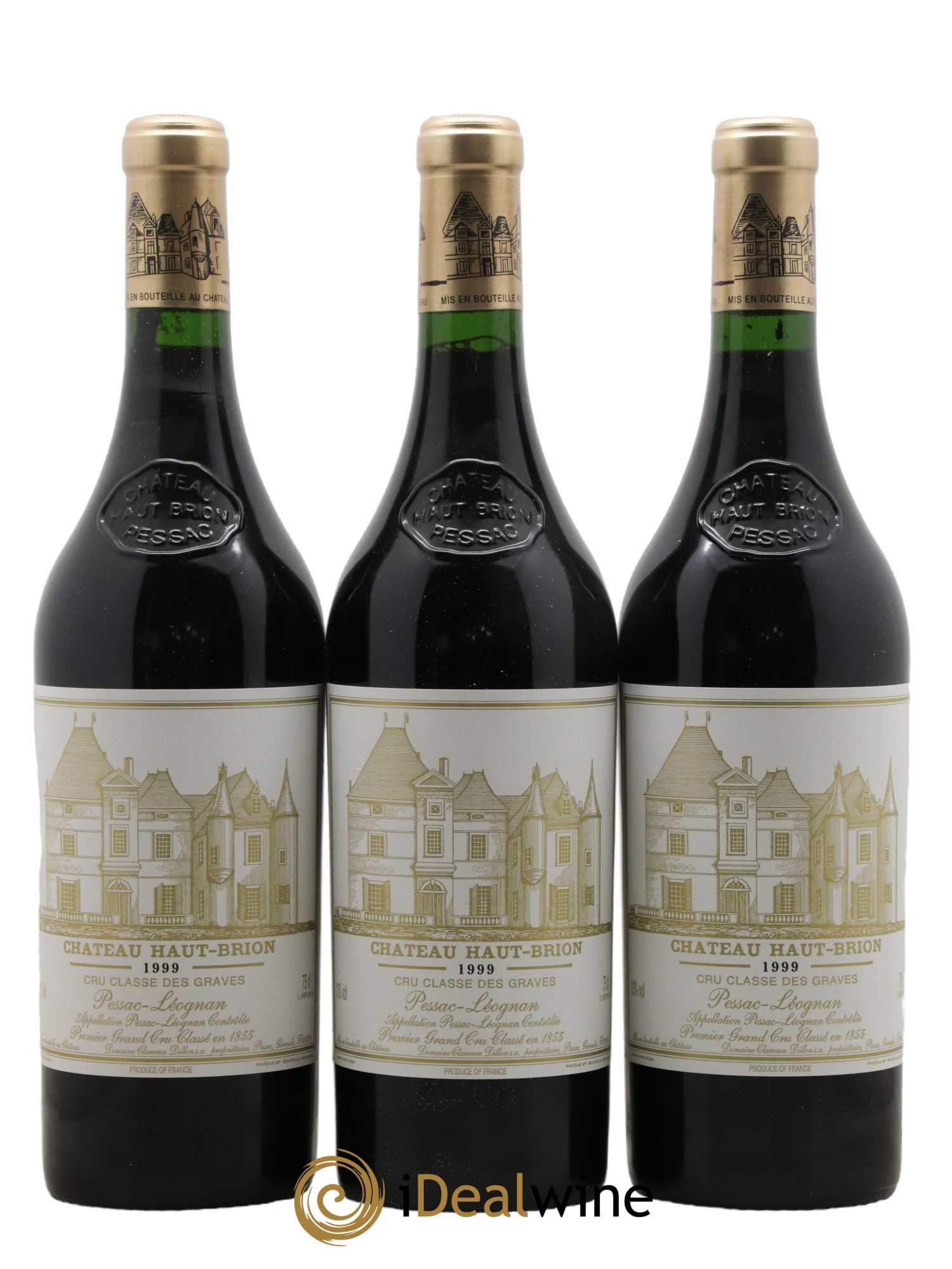 Château Haut Brion 1er Grand Cru Classé 1999 - Lot de 12 bouteilles - 1