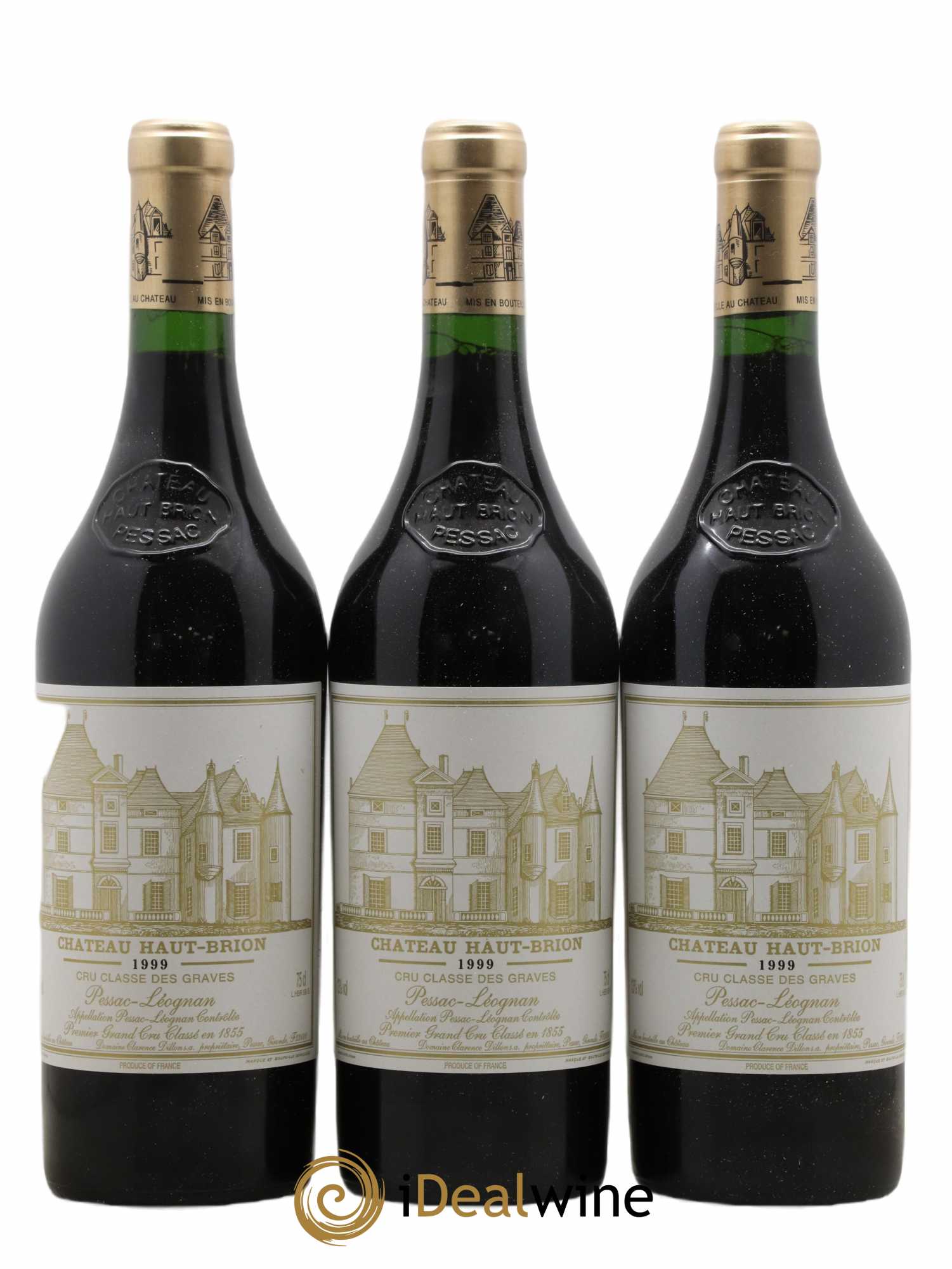 Château Haut Brion 1er Grand Cru Classé 1999 - Lot de 12 bouteilles - 2