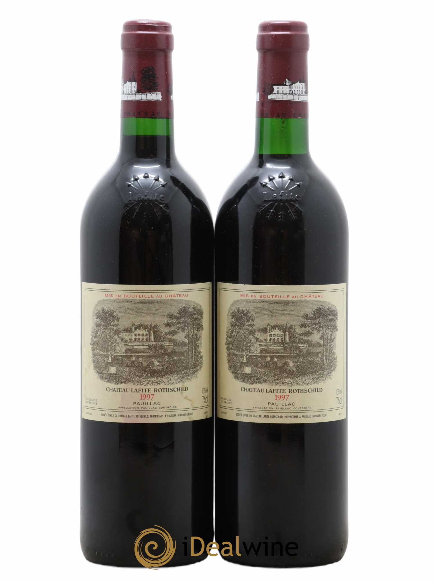 Château Lafite Rothschild 1er Grand Cru Classé 1997 - Lot of 2 bottles - 0