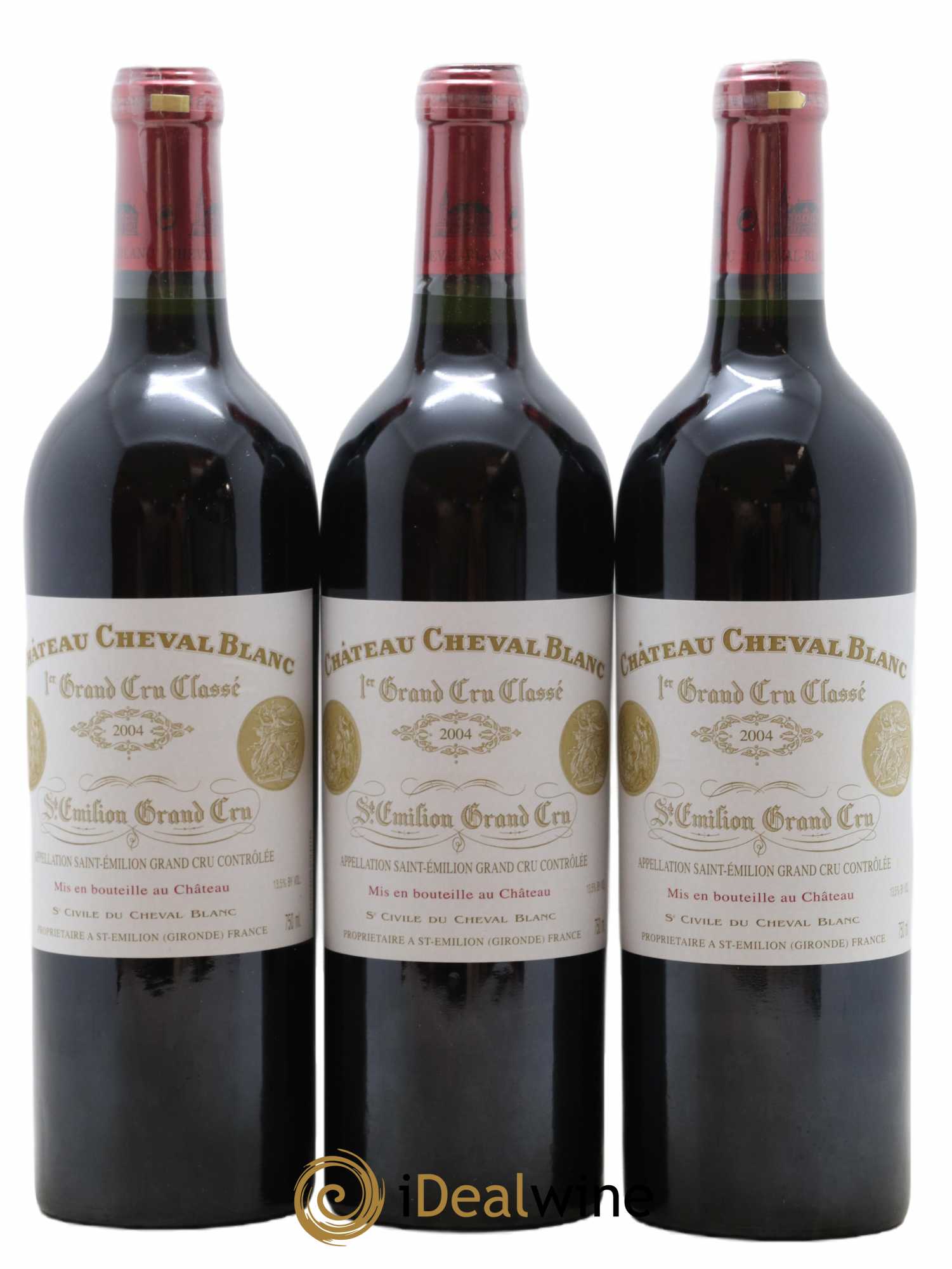Château Cheval Blanc 1er Grand Cru Classé A 2004 - Lot of 6 bottles - 1