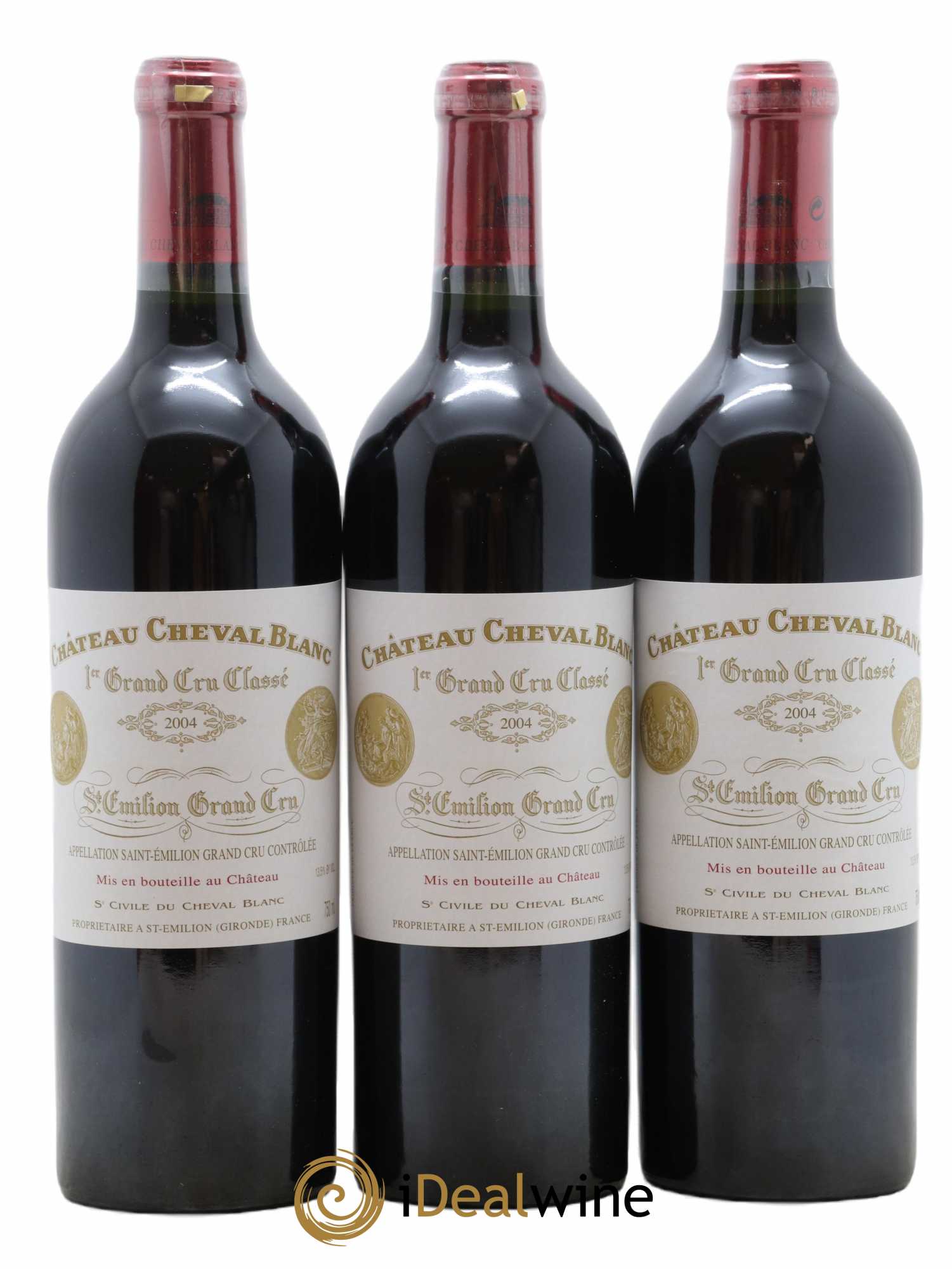 Château Cheval Blanc 1er Grand Cru Classé A 2004 - Lot of 6 bottles - 2