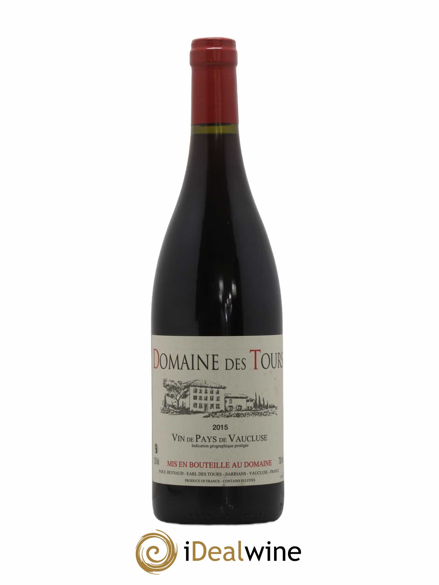 Vaucluse (Vin de Pays de Vaucluse) Domaine des Tours Emmanuel Reynaud 2015 - Lot de 1 bouteille - 0