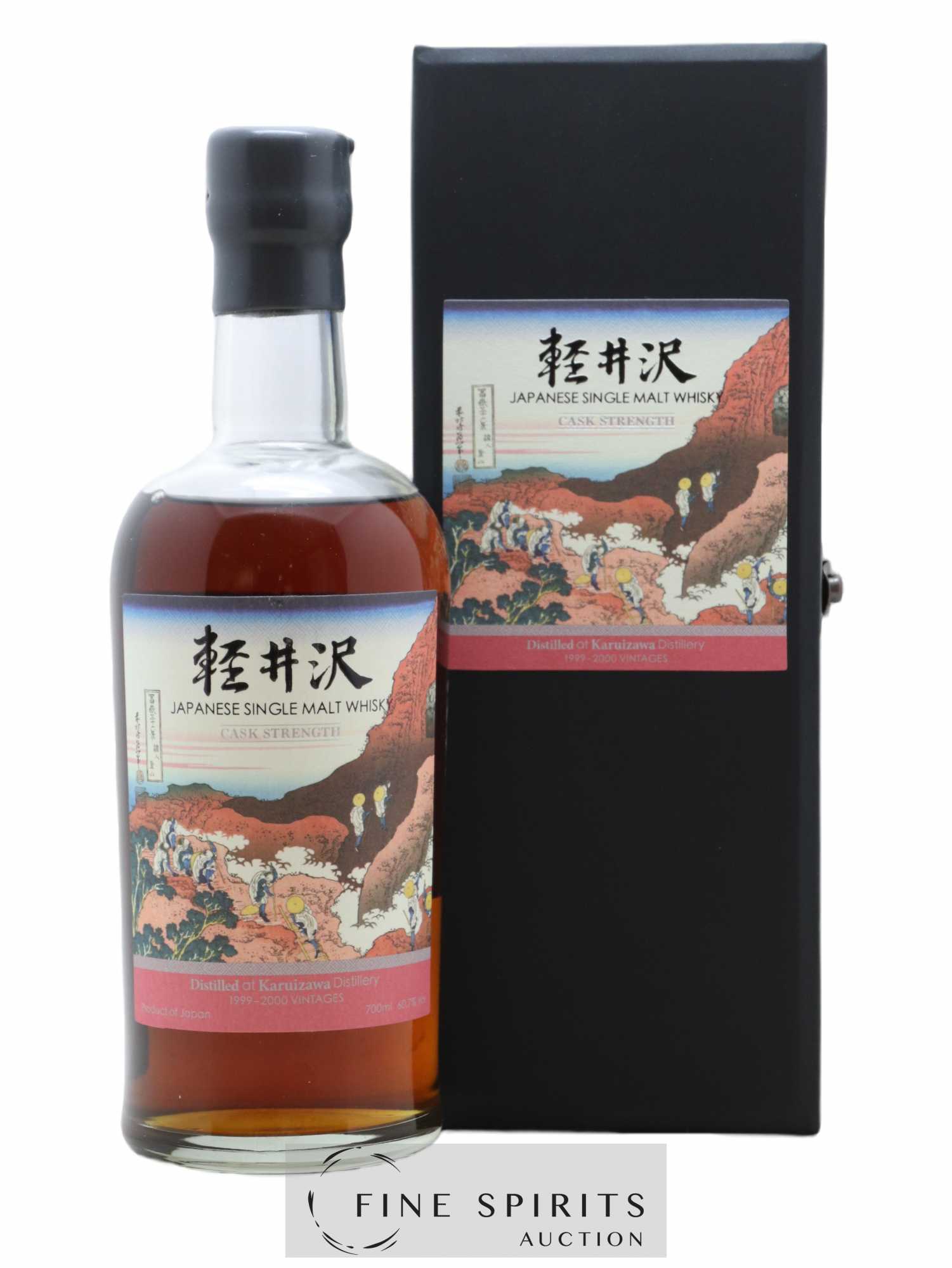 Karuizawa Of. Vintage 1999 & 2000 Batch 12 - Cask Strength Mount Fuji Serie - Lot de 1 bouteille - 0