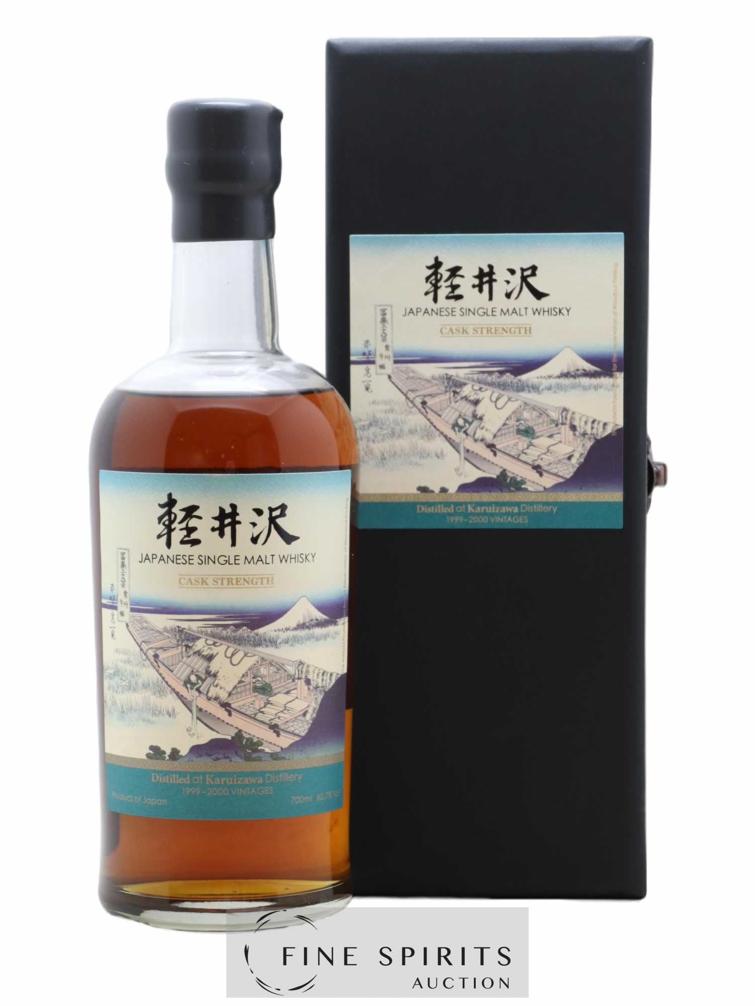 Karuizawa Of. Vintage 1999 & 2000 Batch 24 - Cask Strength Mount Fuji Serie - Lot de 1 bouteille - 0