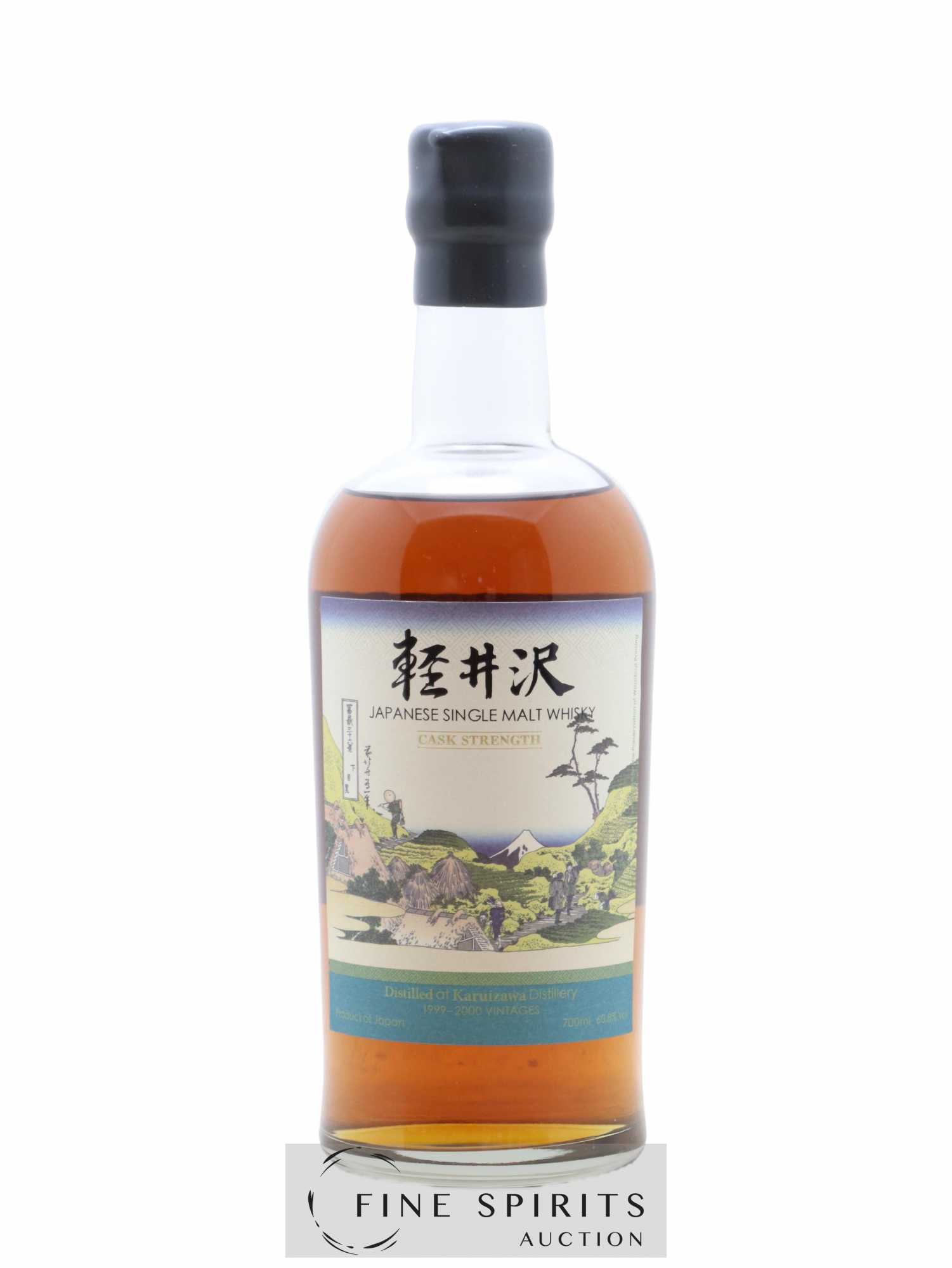 Karuizawa Of. Vintage 1999 & 2000 Batch 25 - Cask Strength Mount Fuji Serie - Lot de 1 bouteille - 1