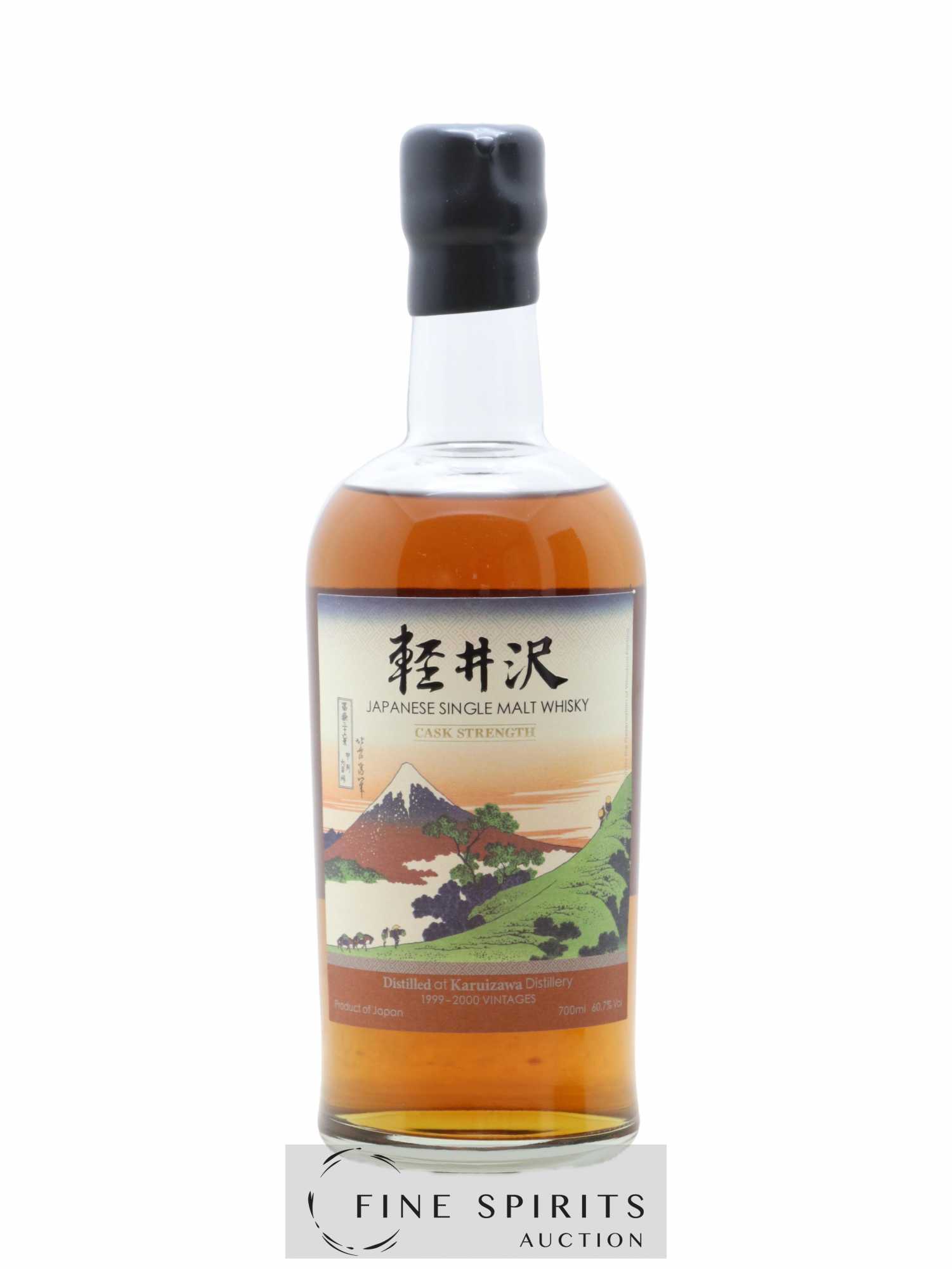 Karuizawa Of. Vintage 1999 & 2000 Batch 26 - Cask Strength Mount Fuji Serie - Lot de 1 bouteille - 1