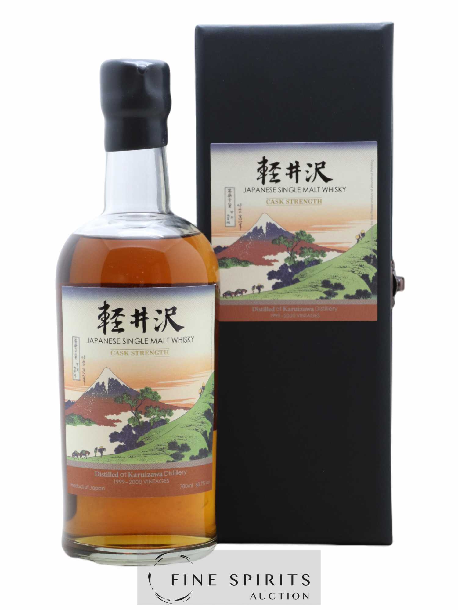 Karuizawa Of. Vintage 1999 & 2000 Batch 26 - Cask Strength Mount Fuji Serie - Lot de 1 bouteille - 0