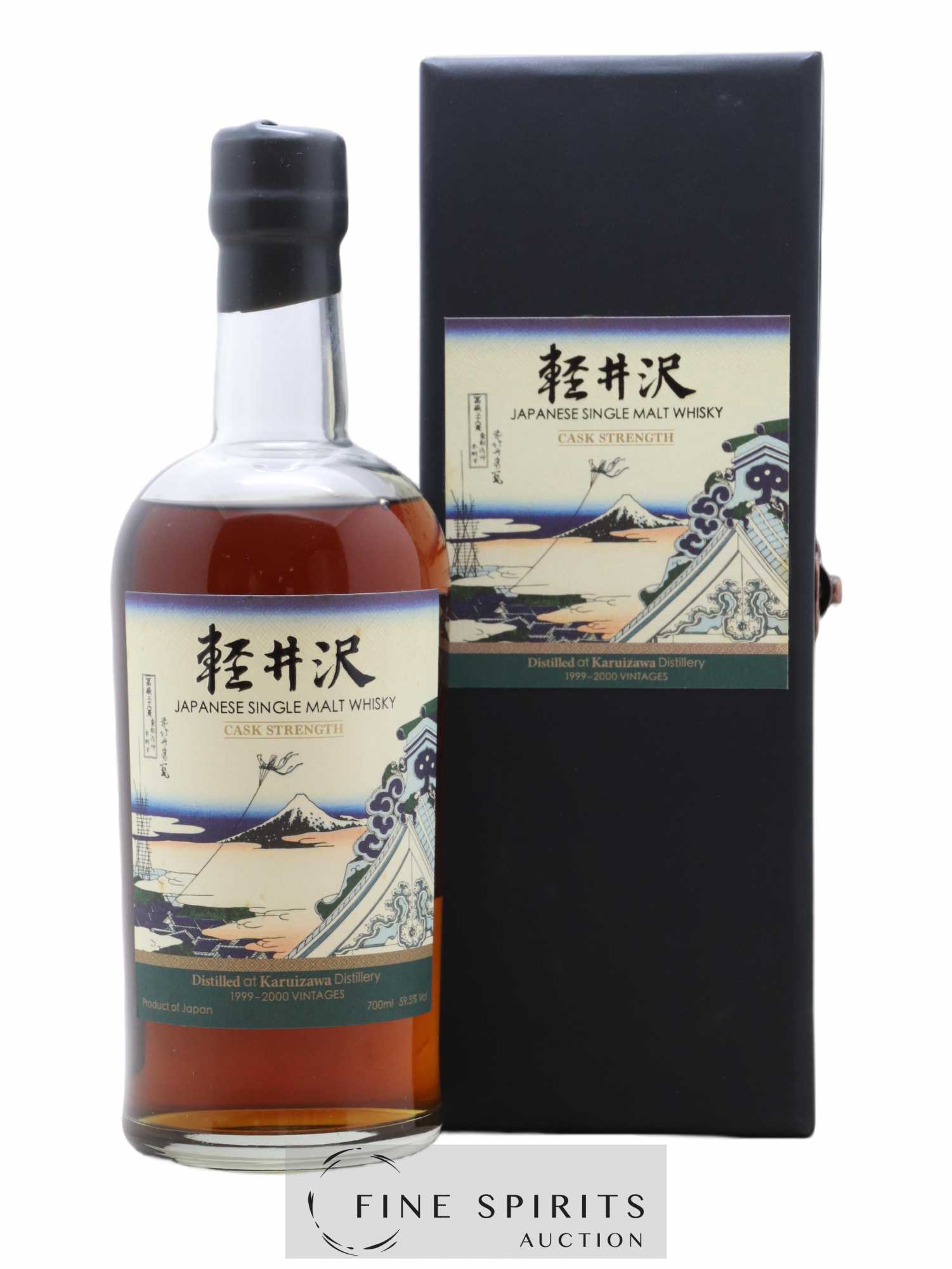 Karuizawa Of. Vintage 1999 & 2000 Batch 2 - Cask Strength Mount Fuji Serie - Lot de 1 bouteille - 0