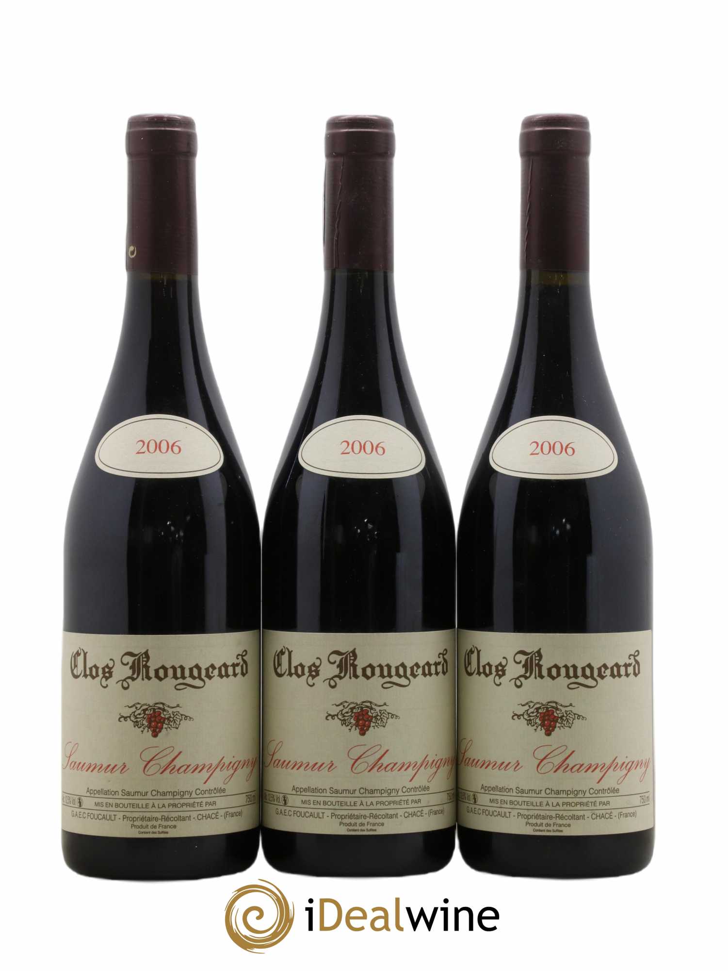 Saumur-Champigny Clos Rougeard 2006 - Lot de 3 bouteilles - 0