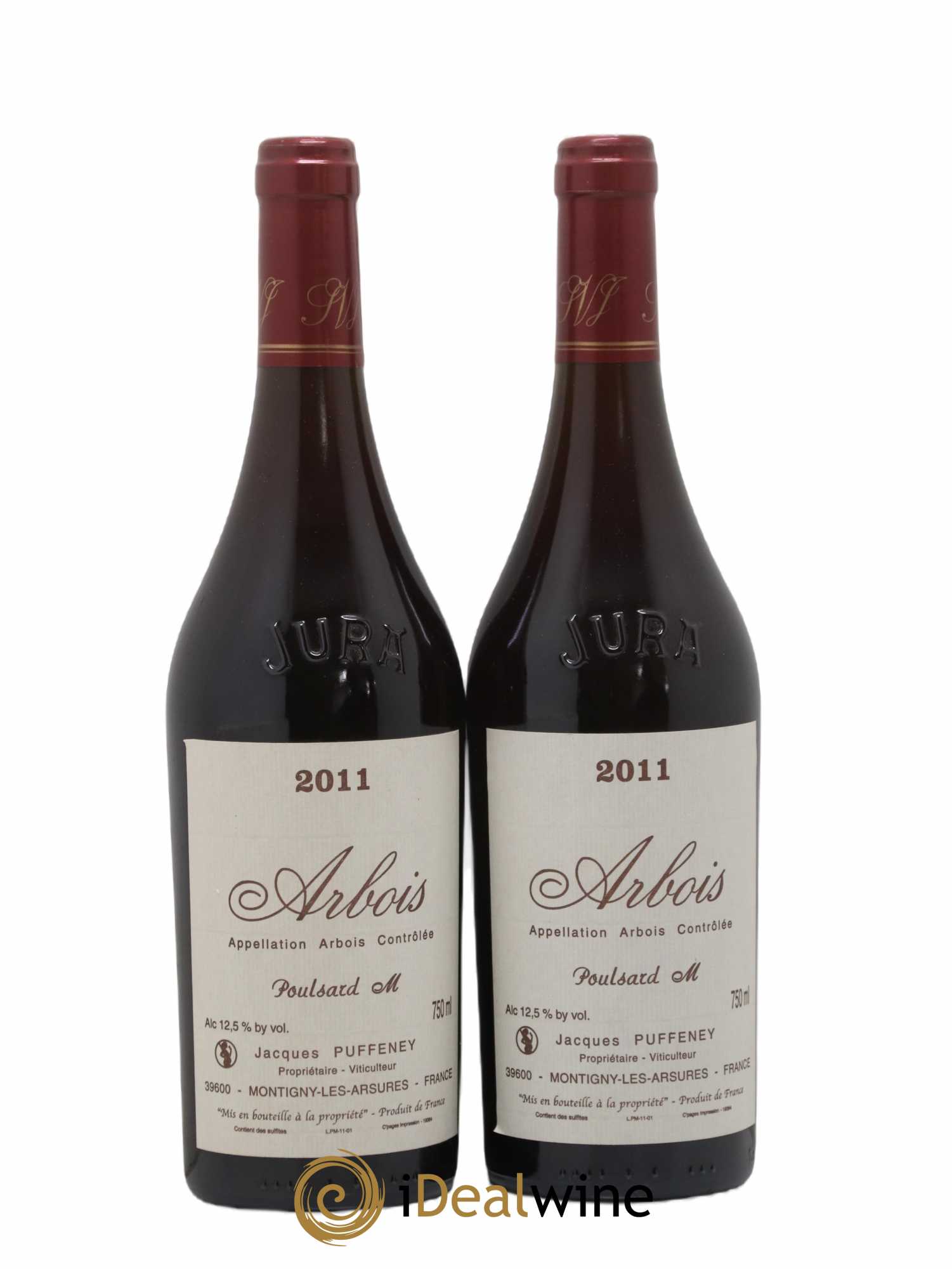 Arbois Poulsard M Jacques Puffeney 2011 - Lot de 2 bouteilles - 0