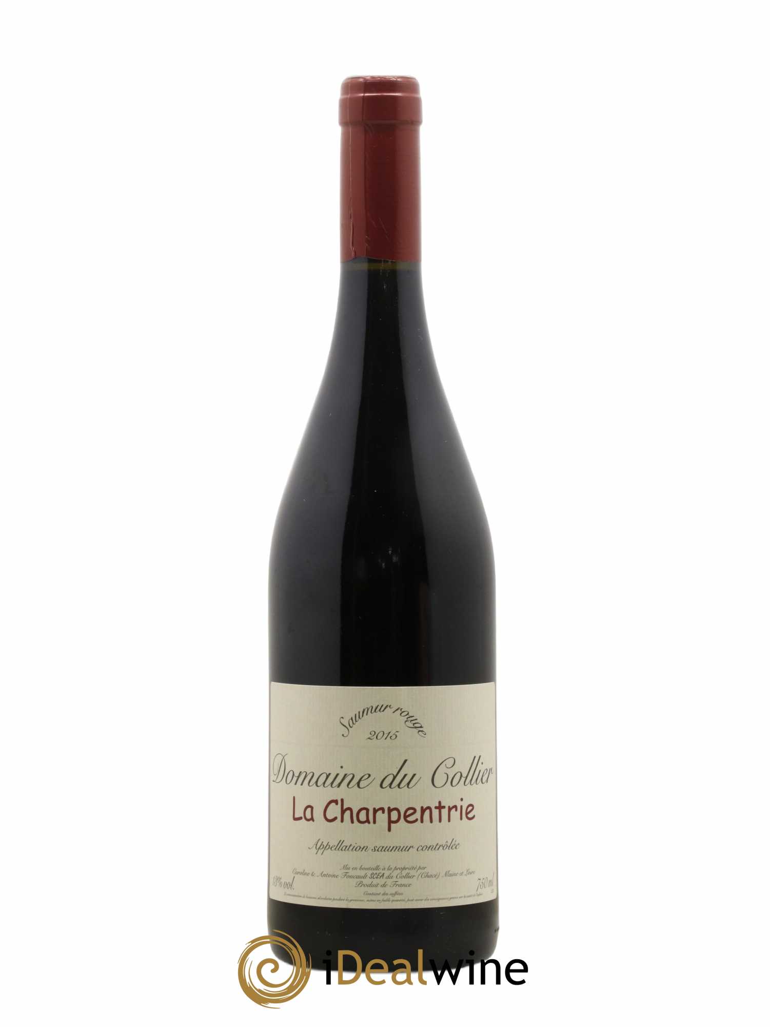 Saumur La Charpentrie Domaine du Collier 2015 - Lot de 1 bouteille - 0