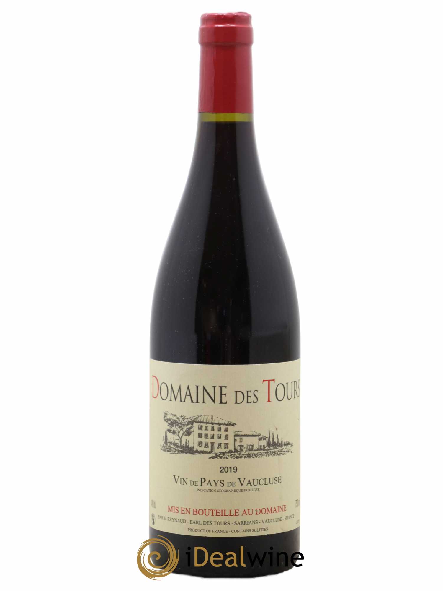 Vaucluse (Vin de Pays de Vaucluse) Domaine des Tours Emmanuel Reynaud 2019 - Lot de 1 bouteille - 0