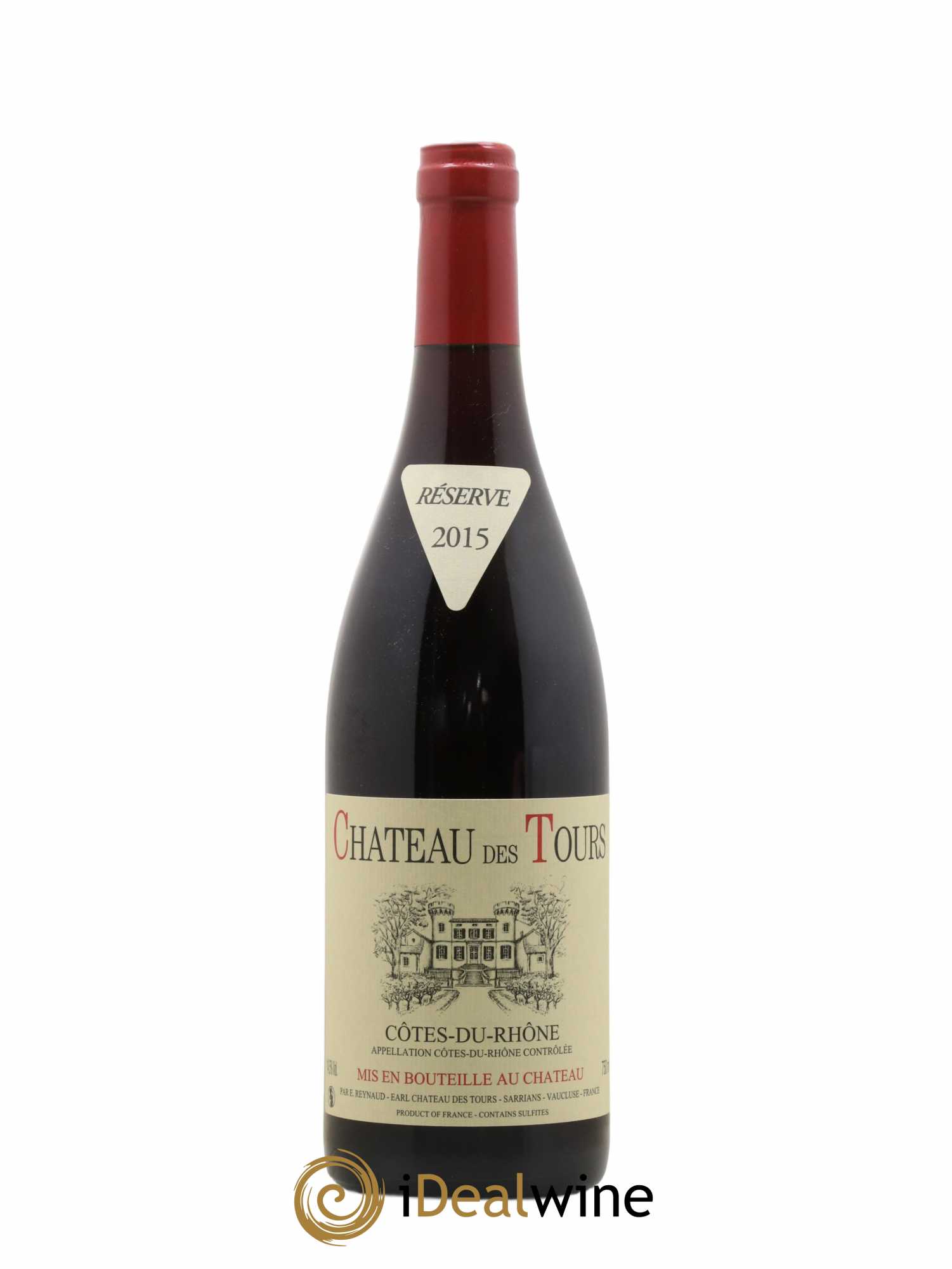 Côtes-du-Rhône Château des Tours Emmanuel Reynaud 2015 - Lot de 1 bouteille - 0