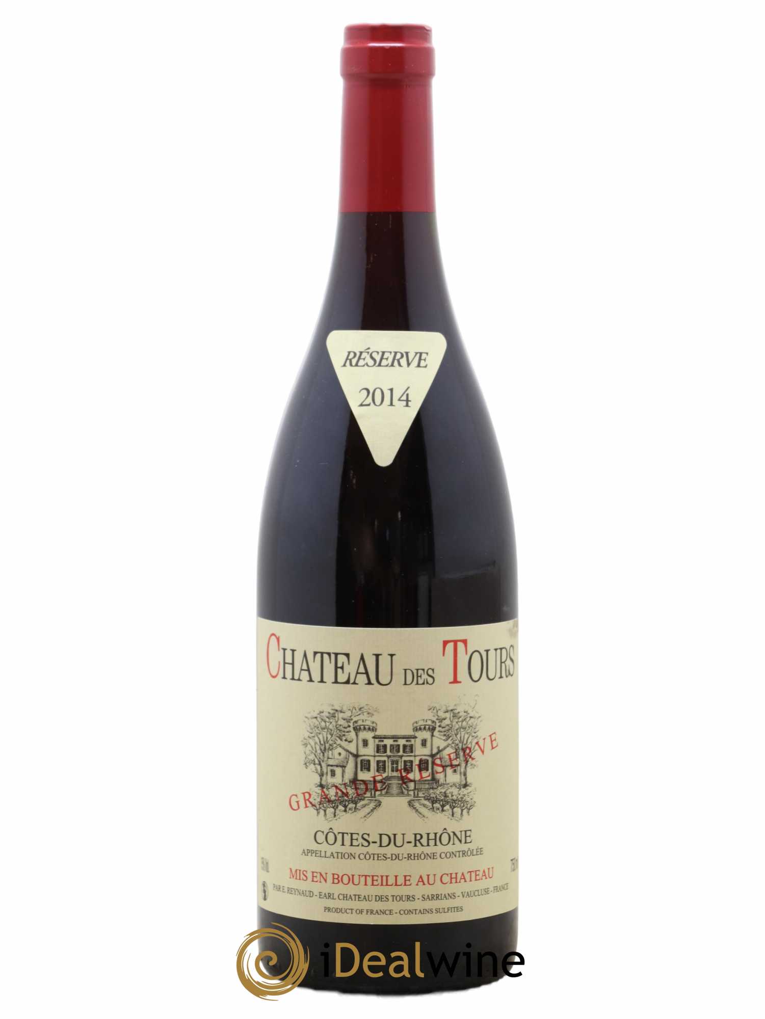 Côtes-du-Rhône Château des Tours Grande Réserve Emmanuel Reynaud 2014 - Lot de 1 bouteille - 0