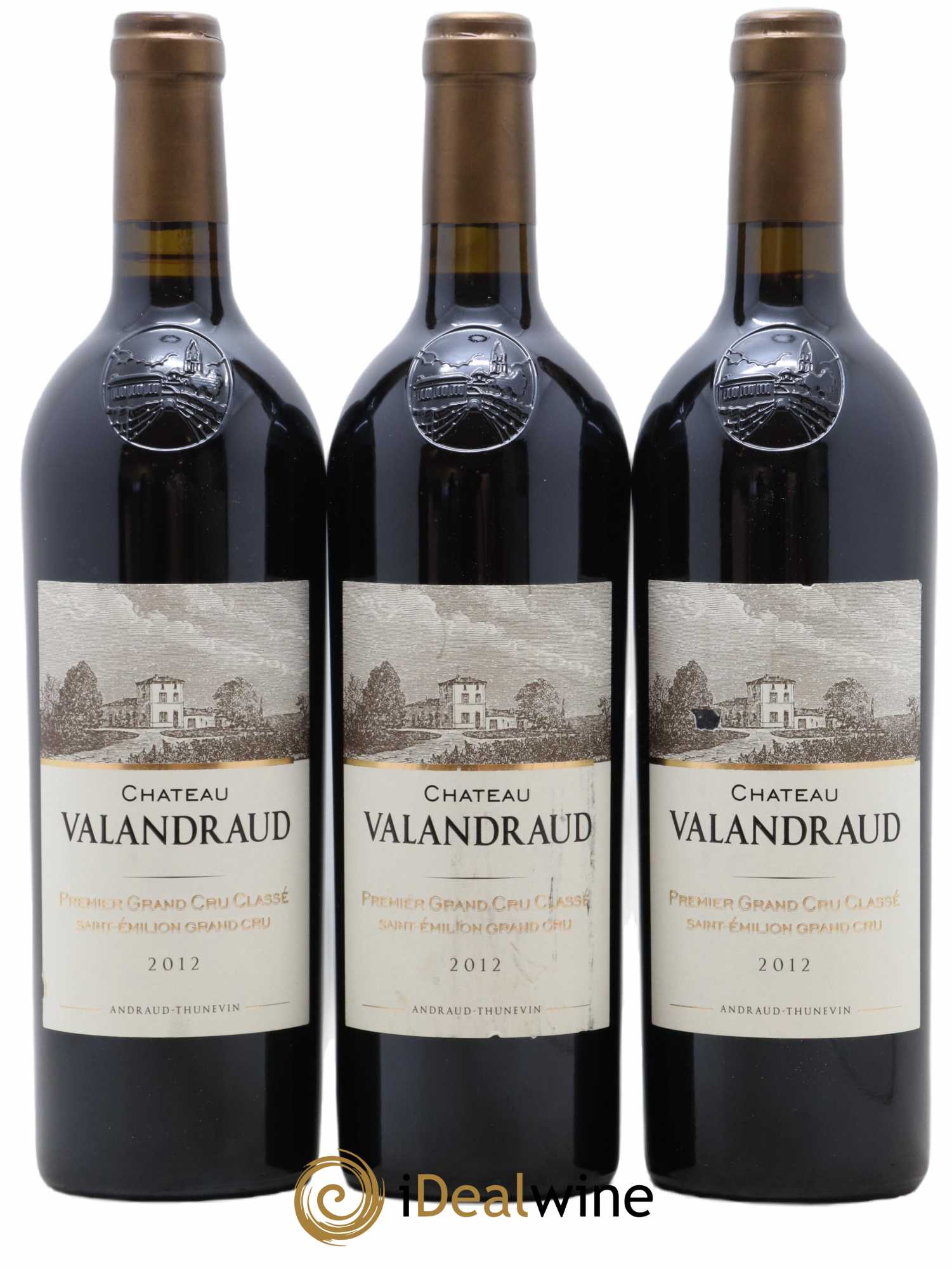 Château de Valandraud 2012 - Lot de 3 bouteilles - 0