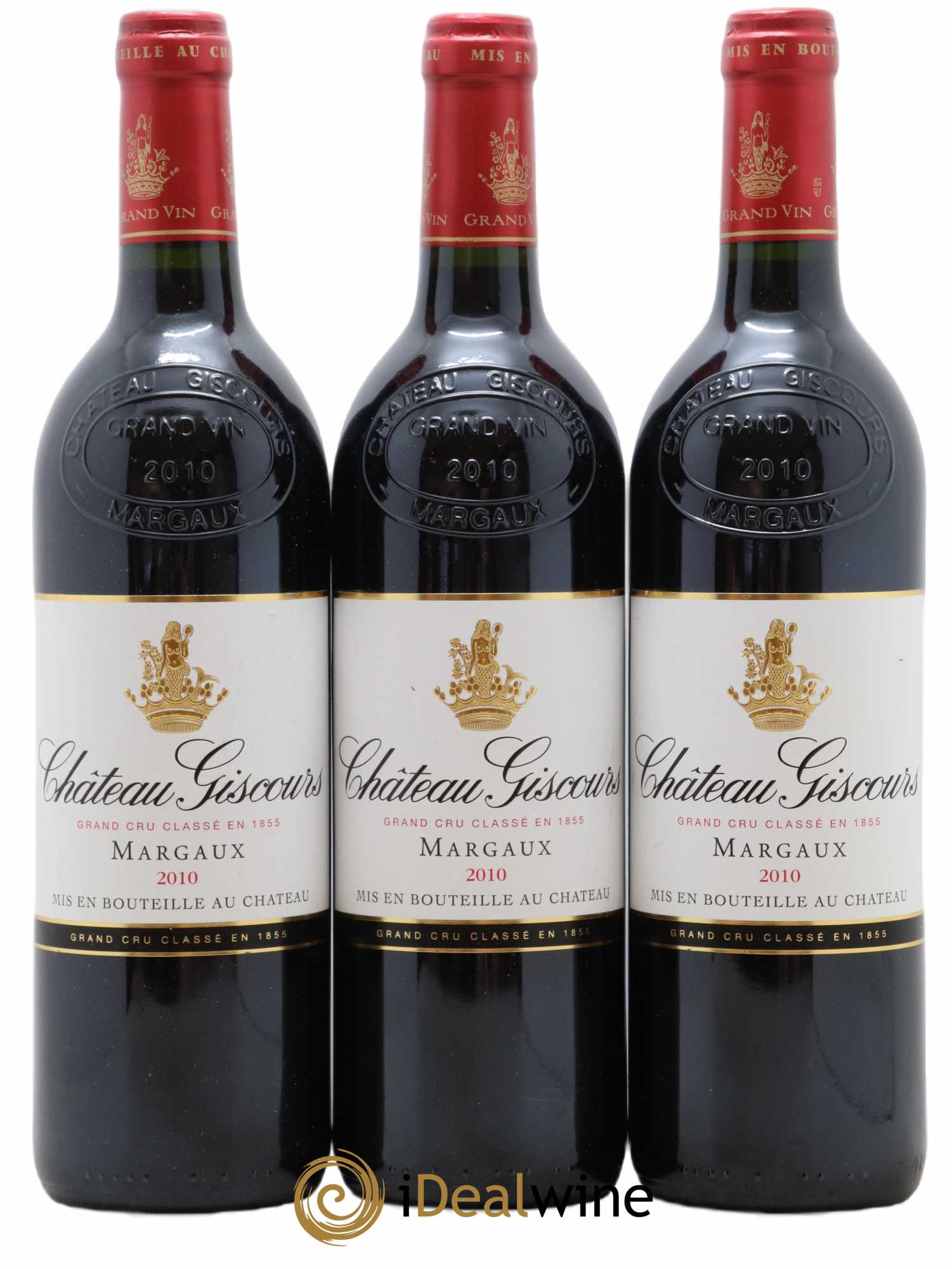 Château Giscours 3ème Grand Cru Classé 2010 - Lot de 3 bouteilles - 0