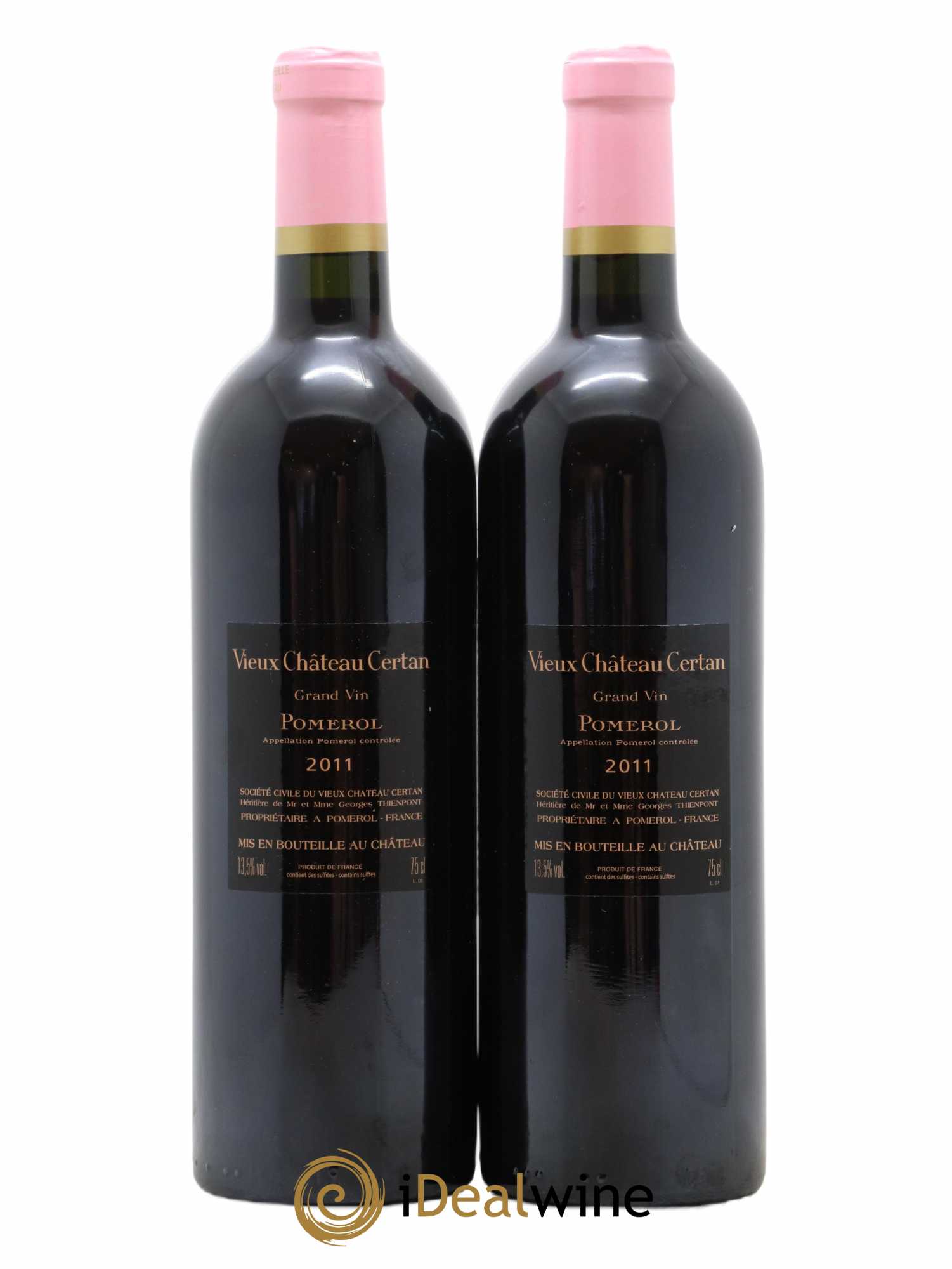 Vieux Château Certan 2011 - Lot of 2 bottles - 1