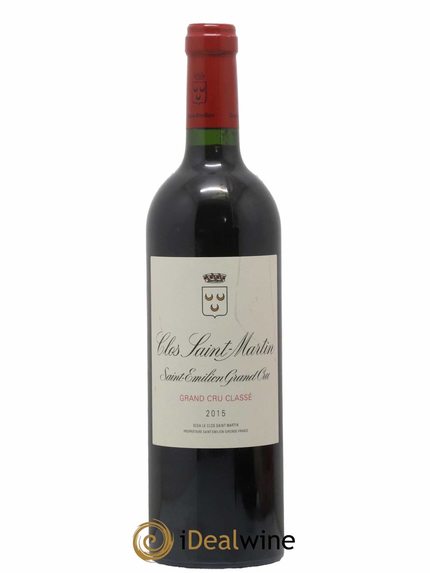Clos Saint Martin Grand Cru Classé 2015 - Lot of 1 bottle - 0
