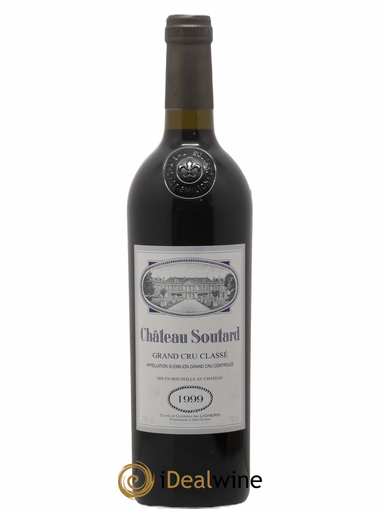 Château Soutard Grand Cru Classé 1999 - Lot de 1 bouteille - 0