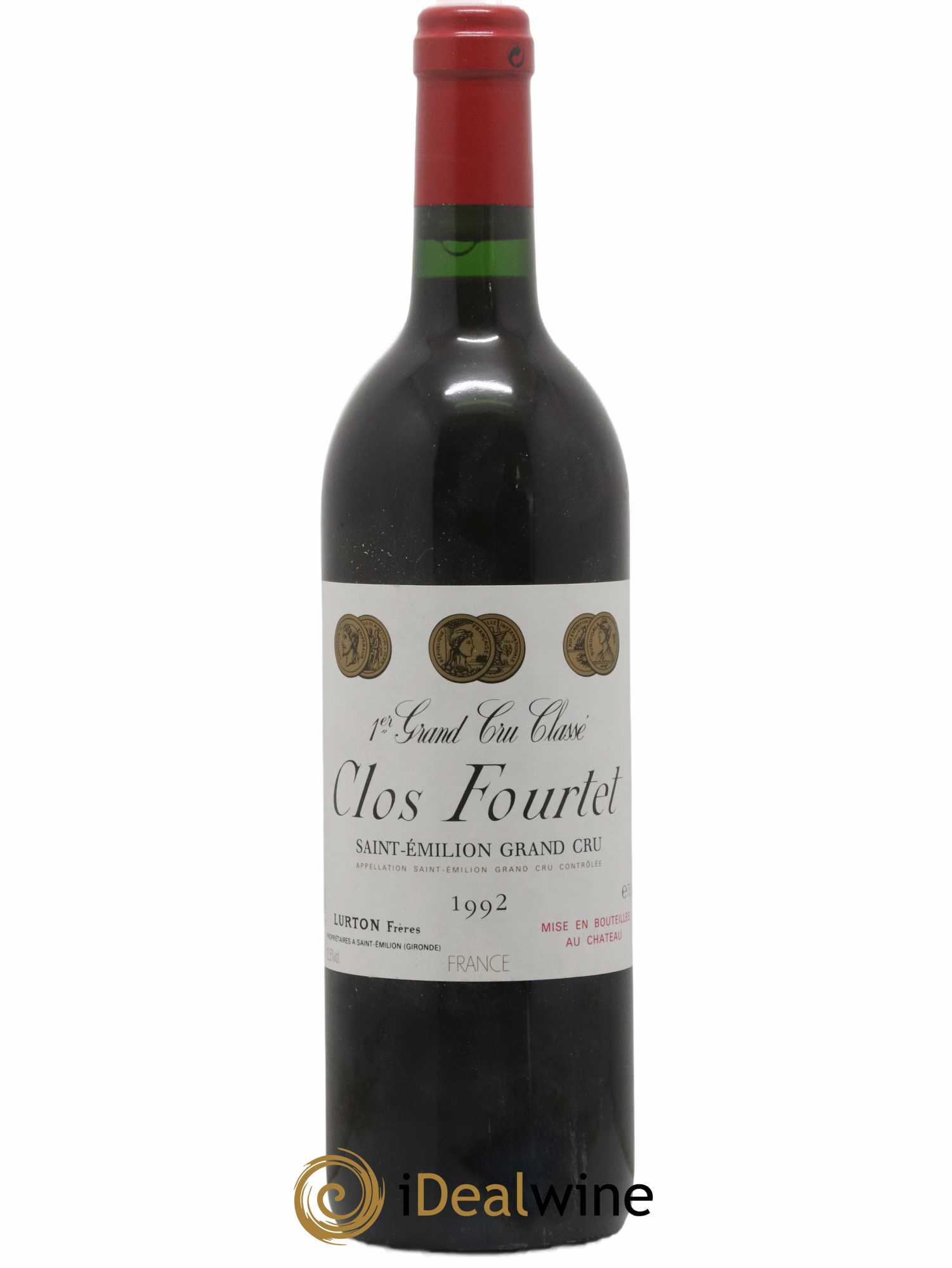 Clos Fourtet 1er Grand Cru Classé B 1992 - Lot de 1 bouteille - 0