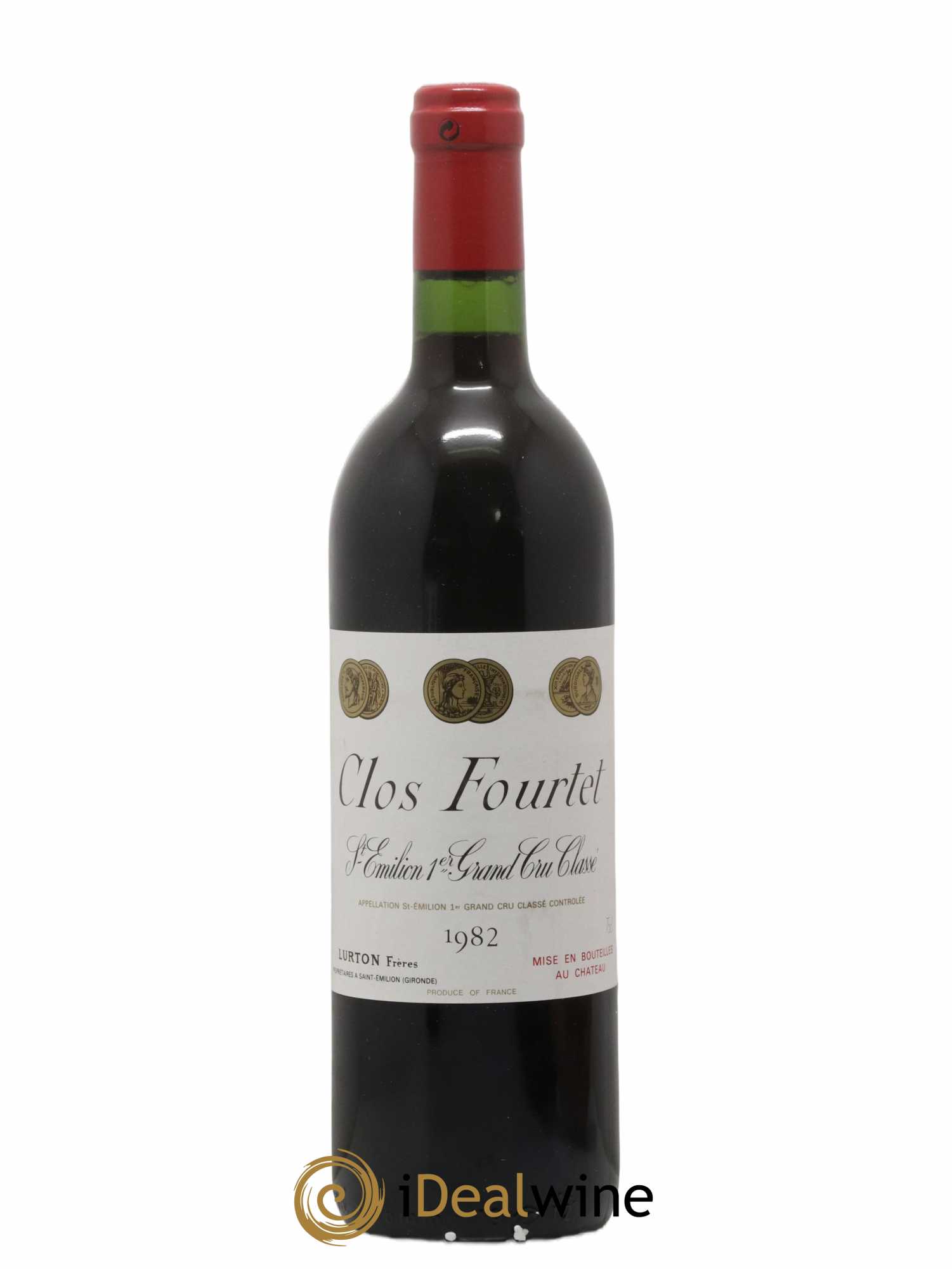 Clos Fourtet 1er Grand Cru Classé B 1982 - Lot de 1 bouteille - 0
