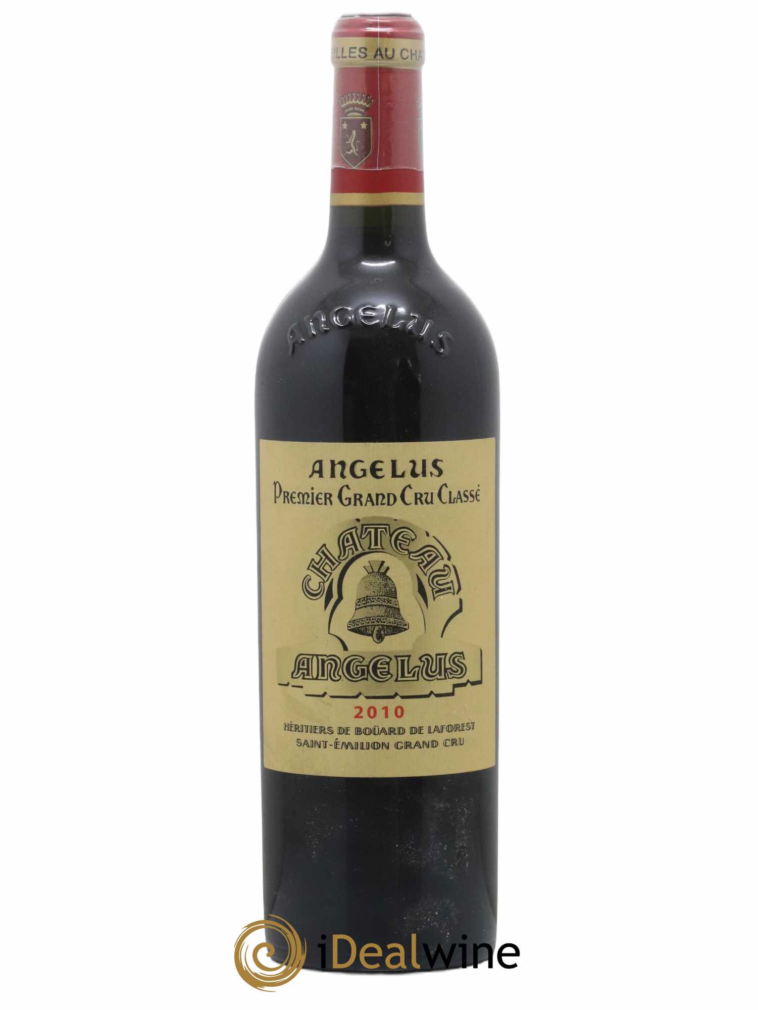 Château Angélus 1er Grand Cru Classé A 2010 - Lot de 1 bouteille - 0