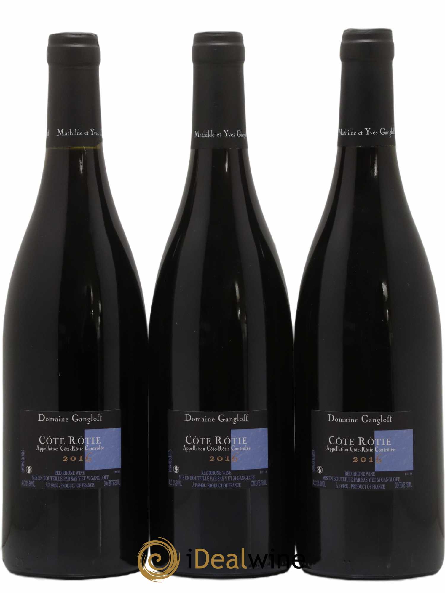 Côte-Rôtie La Barbarine Gangloff (Domaine) 2016 - Lot de 3 bouteilles - 1