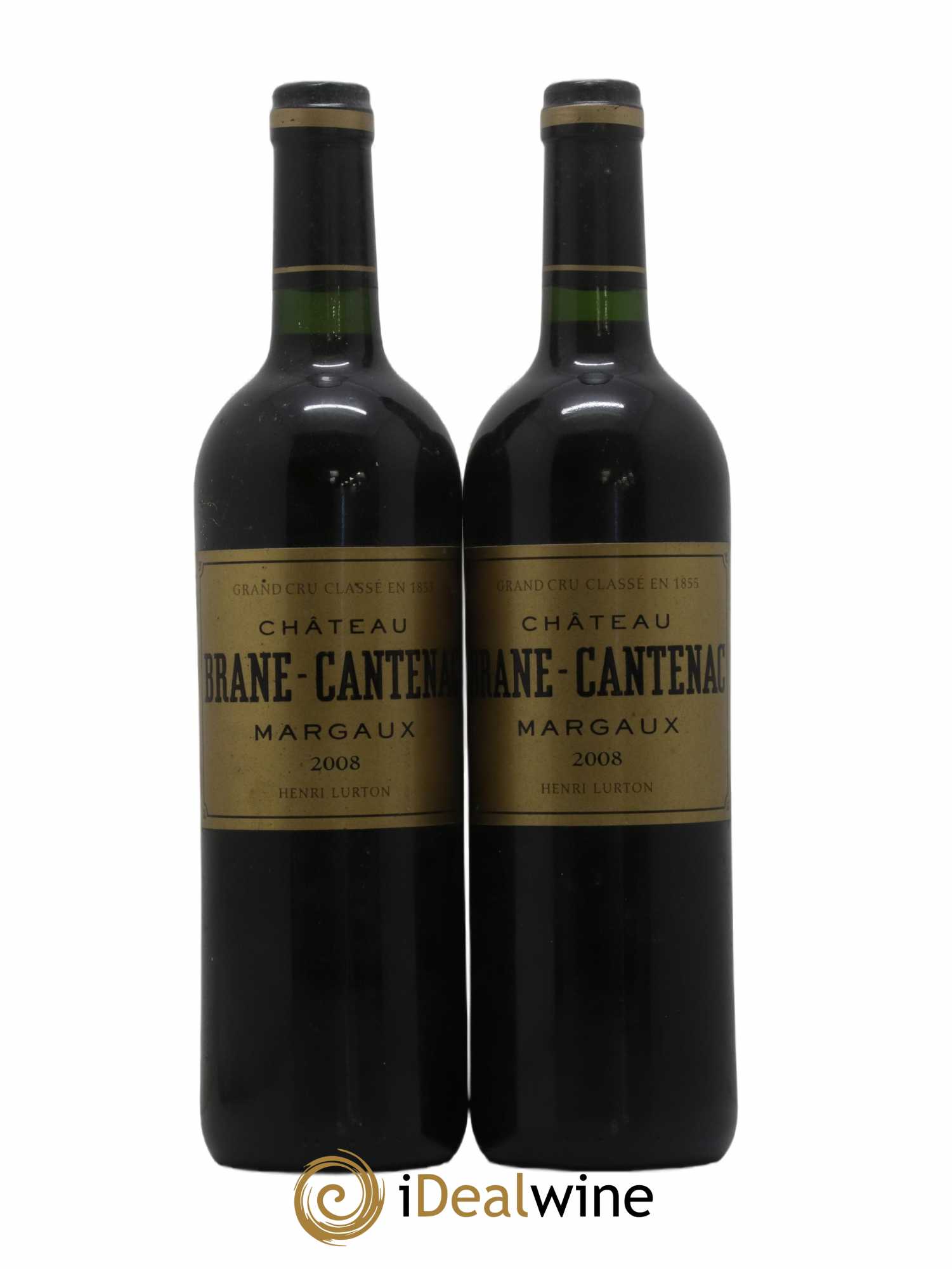 Château Brane Cantenac 2ème Grand Cru Classé 2008 - Lot of 2 bottles - 0
