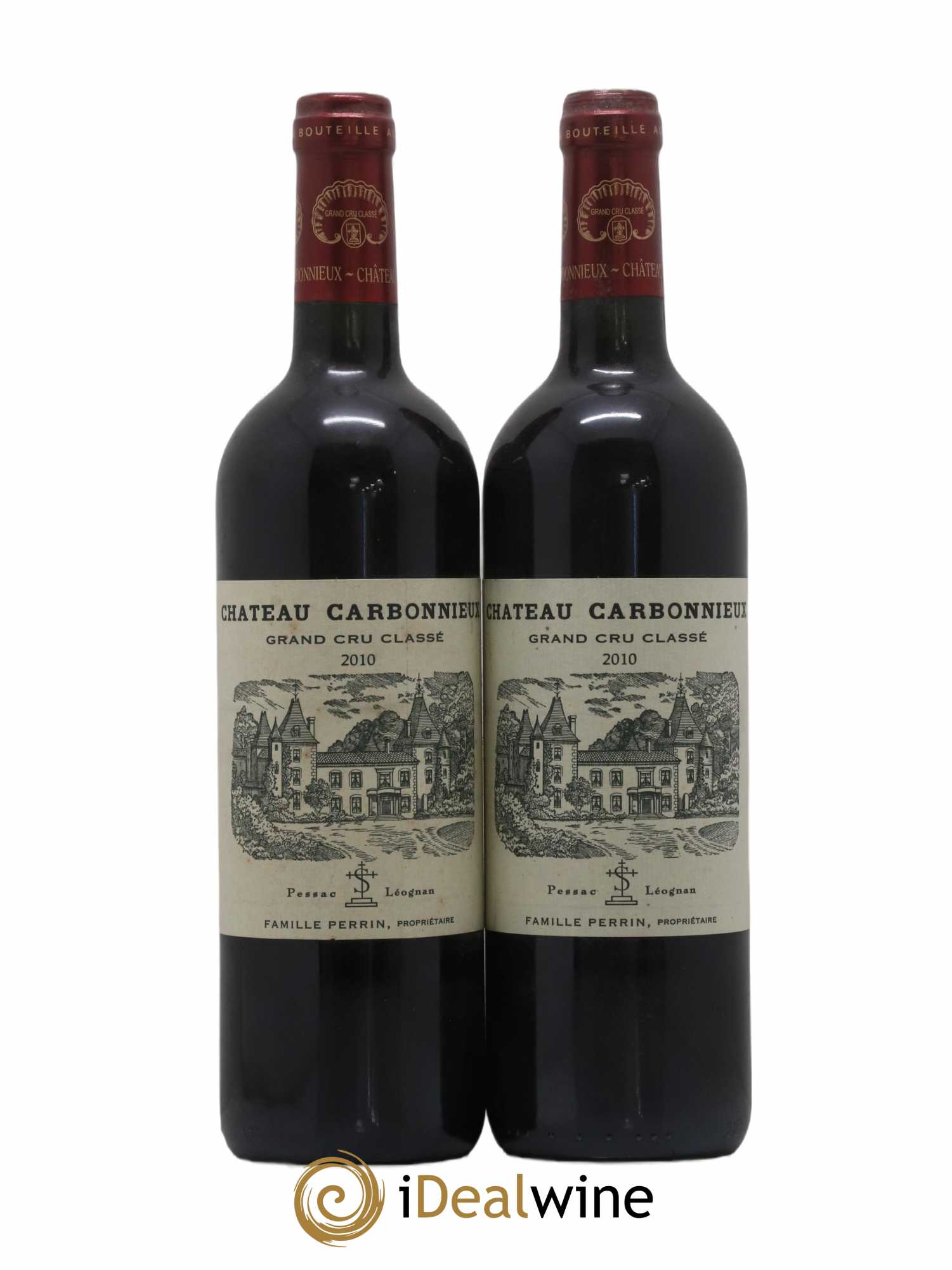 Château Carbonnieux Cru Classé de Graves 2010 - Lot de 2 bouteilles - 0