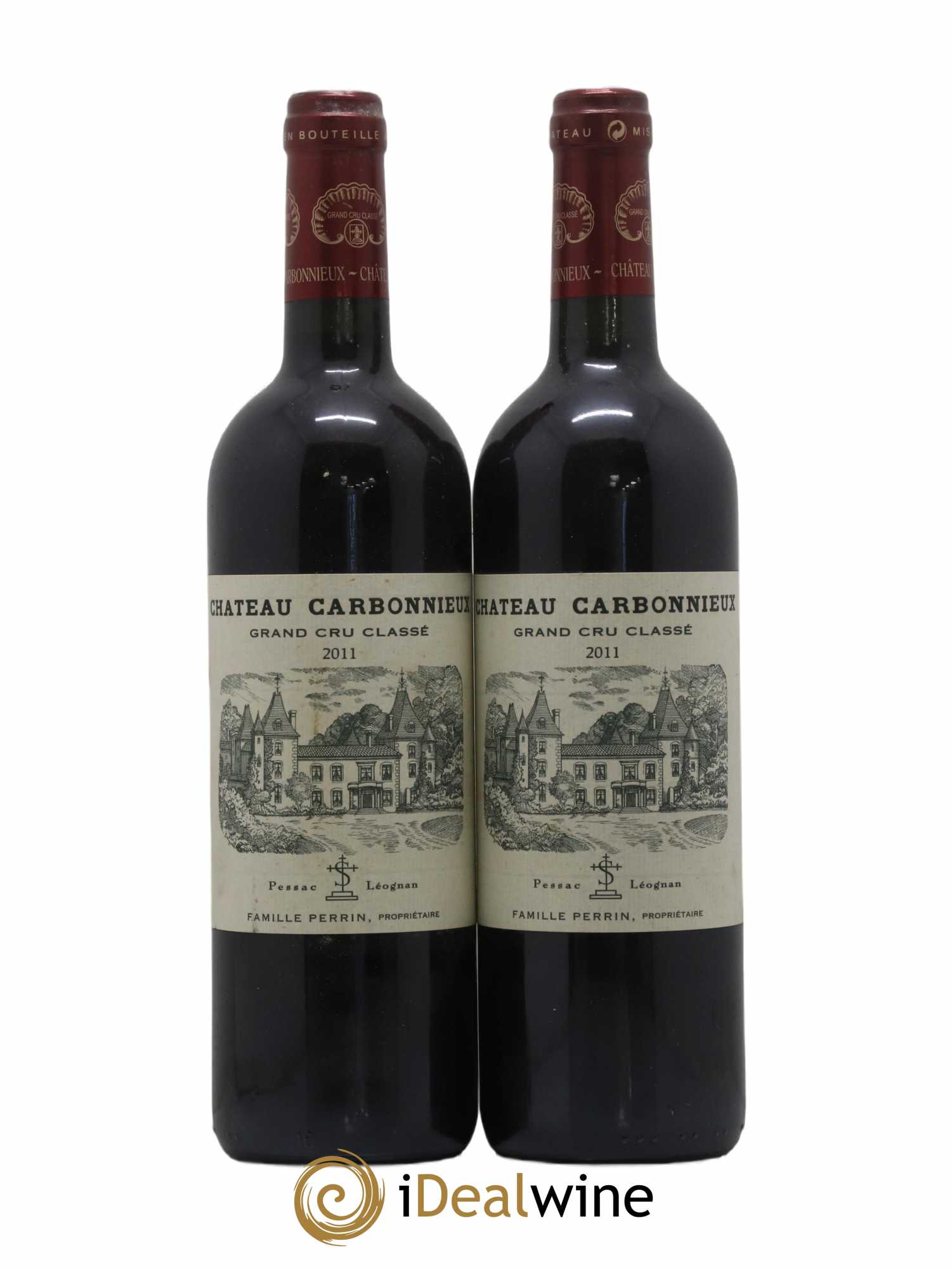 Château Carbonnieux Cru Classé de Graves 2011 - Lot of 2 bottles - 0