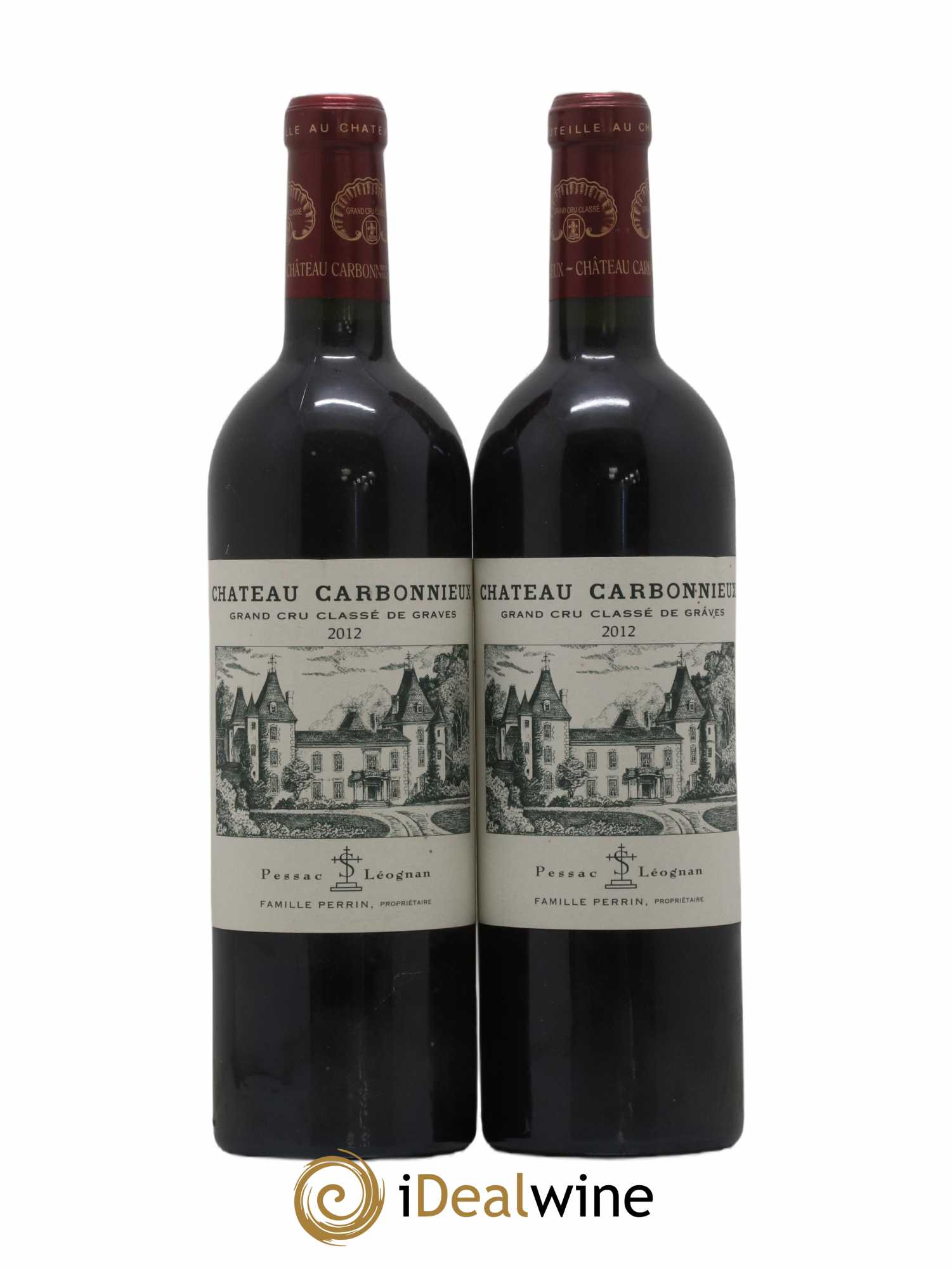 Château Carbonnieux Cru Classé de Graves 2012 - Lot of 2 bottles - 0