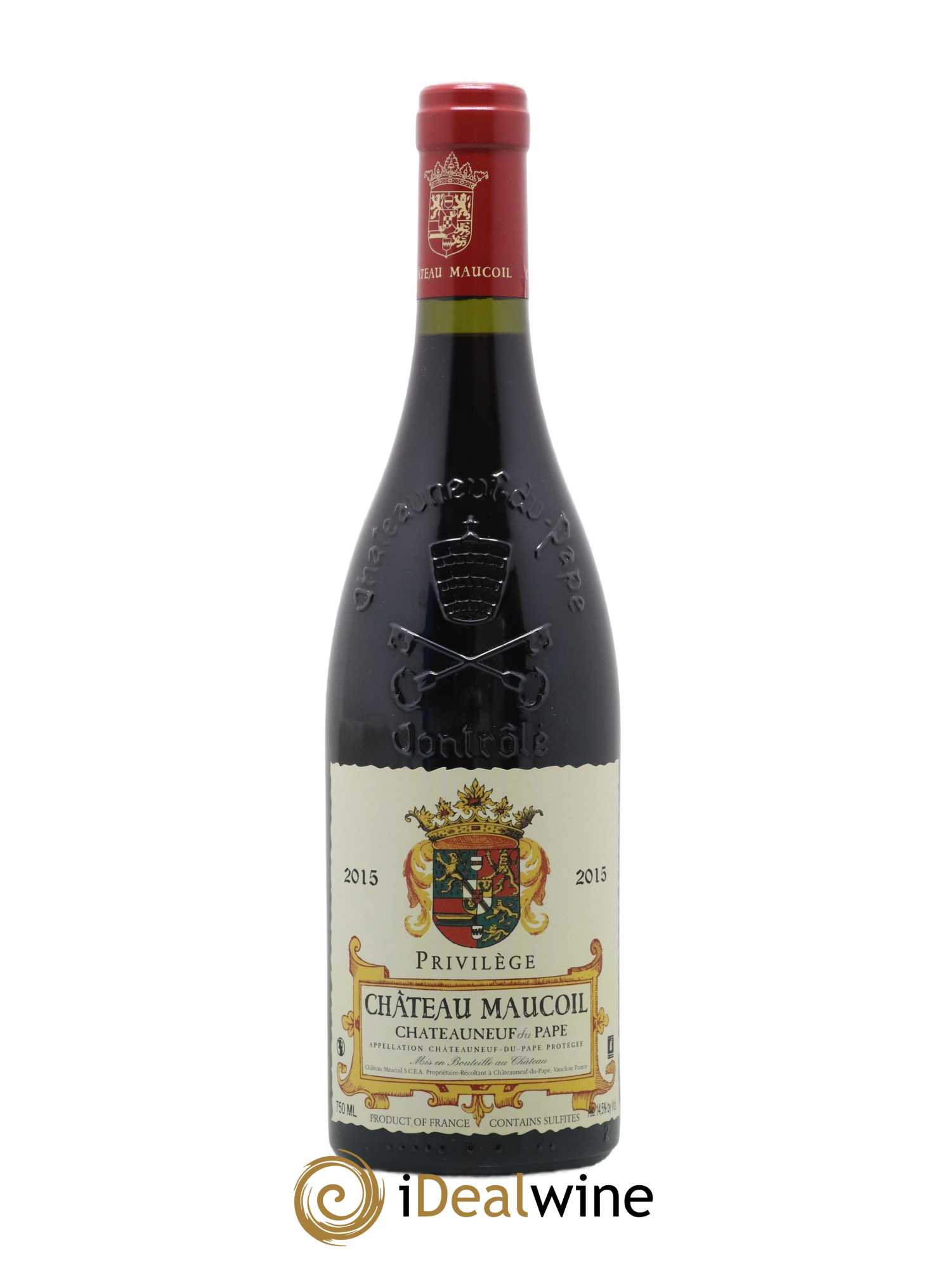 Châteauneuf-du-Pape Privilège Château Maucoil 2015 - Lot de 1 bouteille - 0