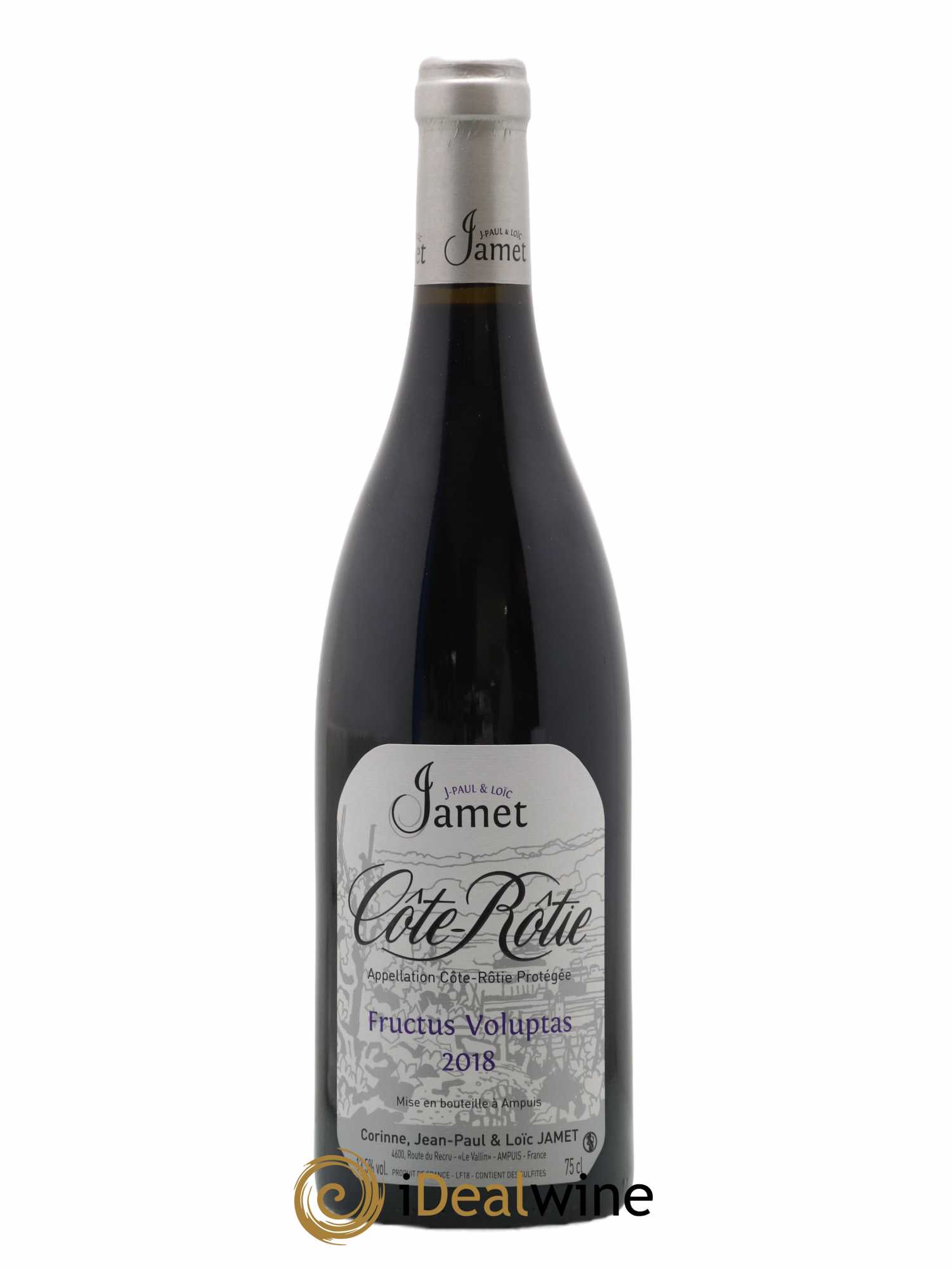 Côte-Rôtie Fructus Voluptas Jamet (Domaine) 2018 - Lot de 1 bouteille - 0