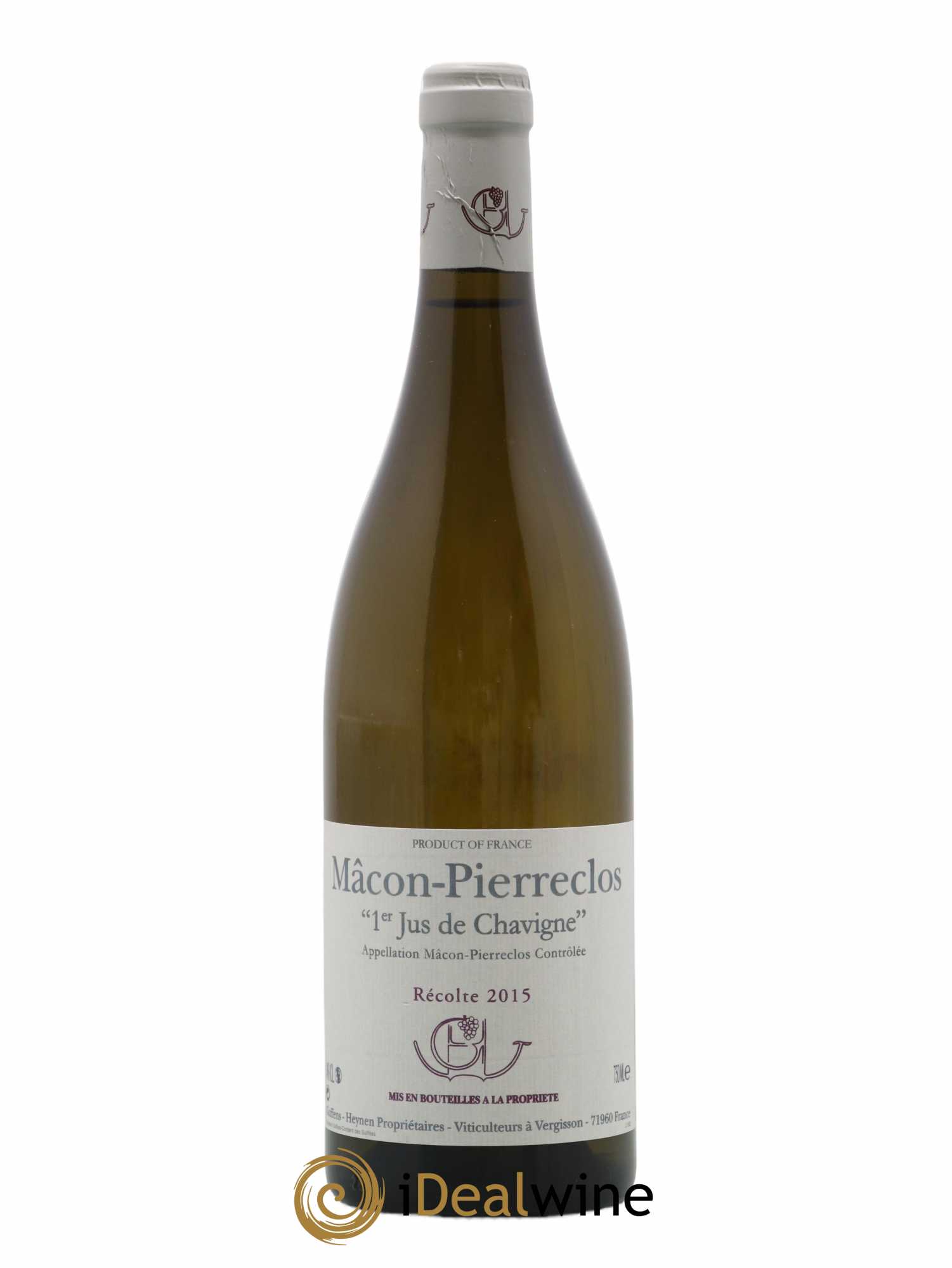 Mâcon Pierreclos 1er Jus de Chavigne Guffens-Heynen 2015 - Lot de 1 bouteille - 0