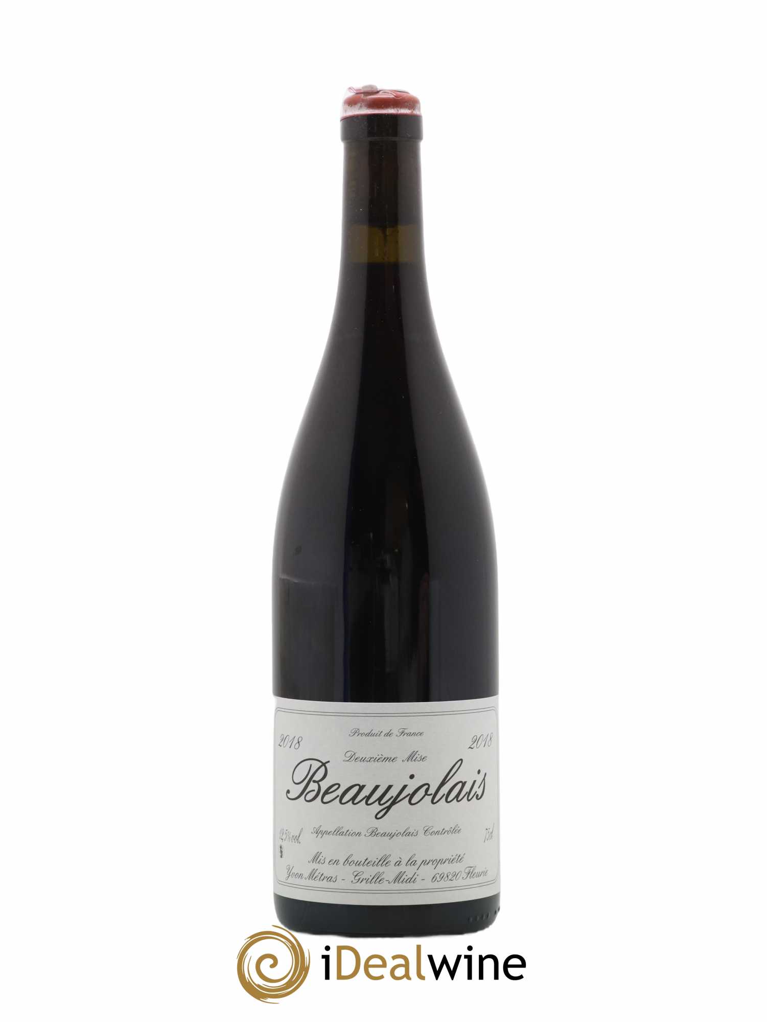 Beaujolais 2nde Mise Yvon Métras 2018 - Lot de 1 bouteille - 0