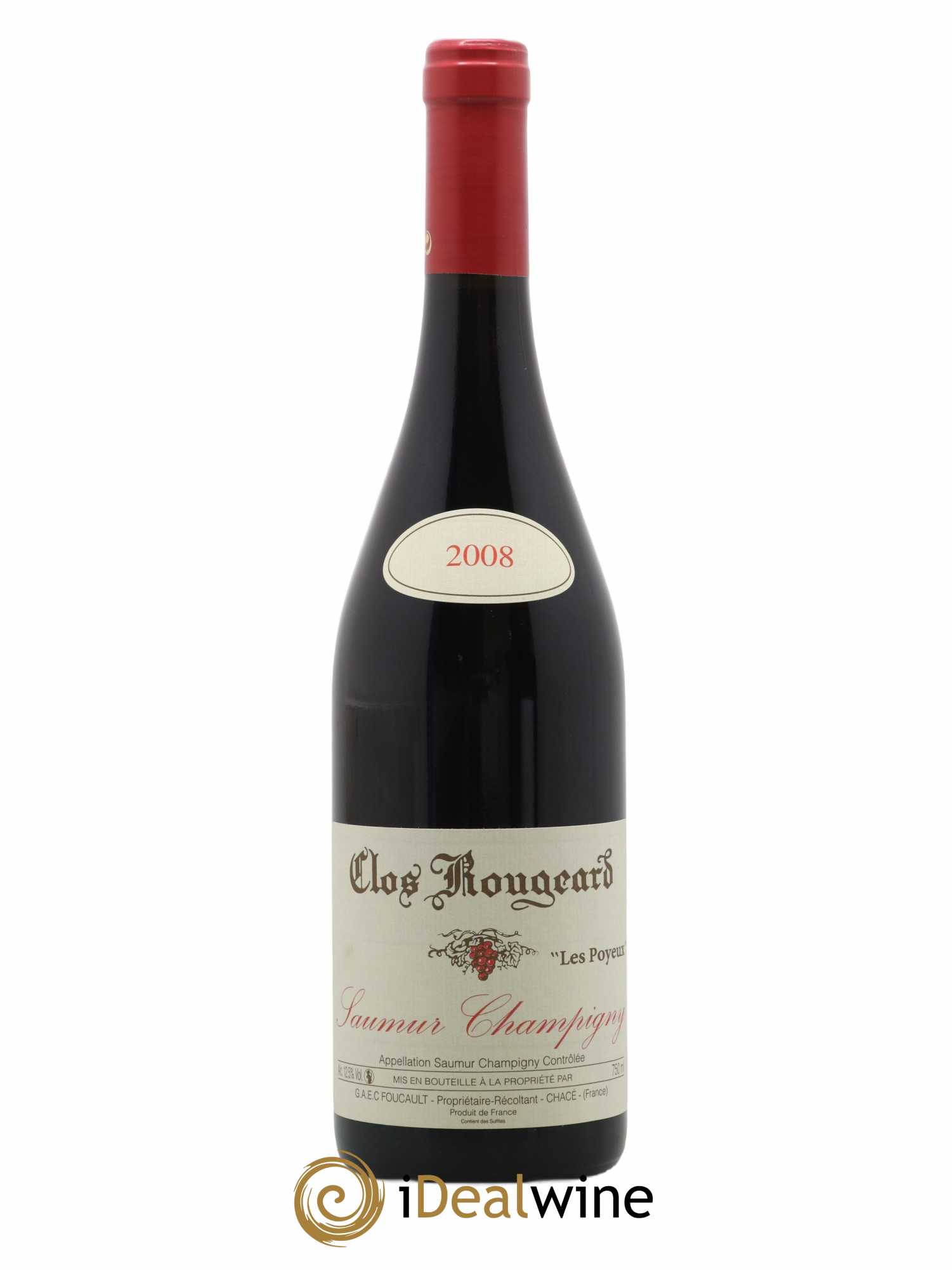 Saumur-Champigny Les Poyeux Clos Rougeard 2008 - Lot de 1 bouteille - 0